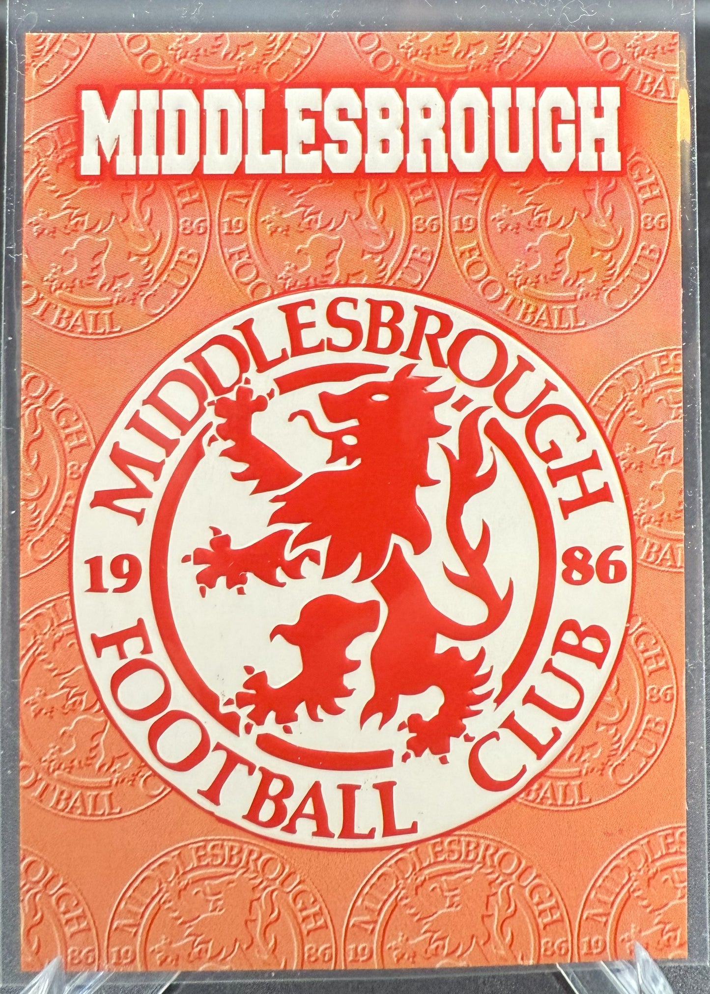 1996-97 Merlin Premier Gold Middlesbrough Logo #E12