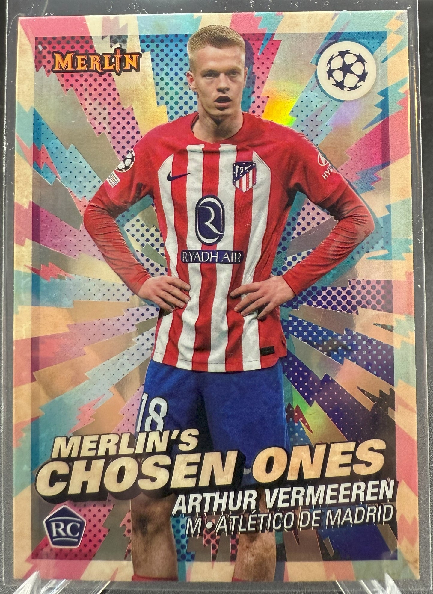 2023-24 Merlin UEFA Arthur Vermeeren RC Chosen Ones #MC-4