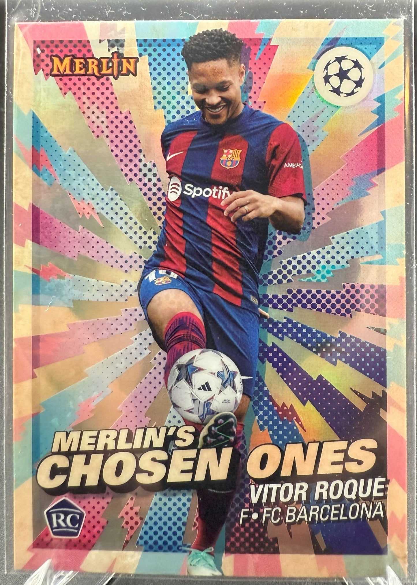 2023-24 Merlin UEFA Vitor Roque RC Chosen Ones #MC-14