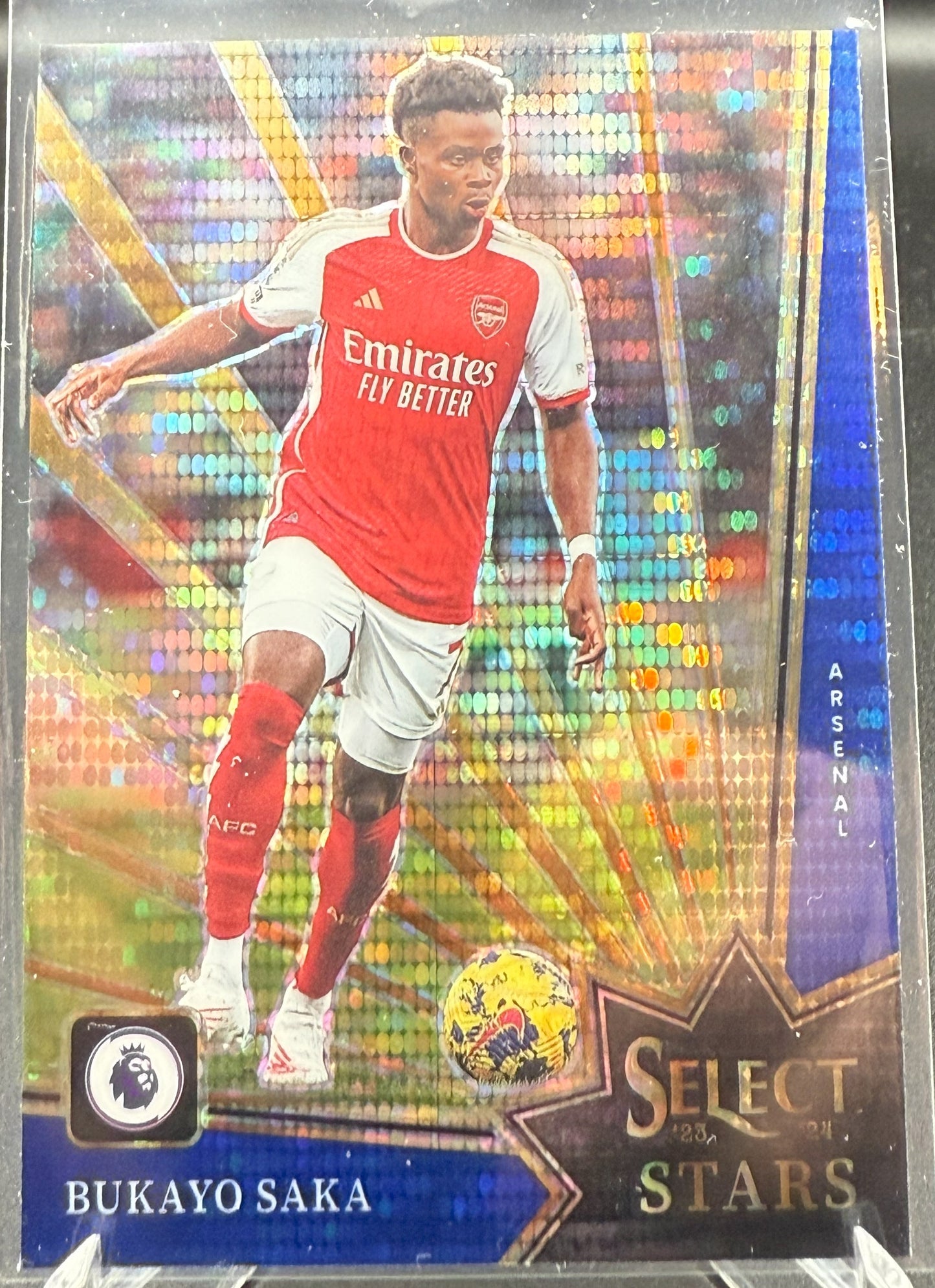 2023-24 Select Premier League Bukayo Saka Stars #2 Blue Pulsar