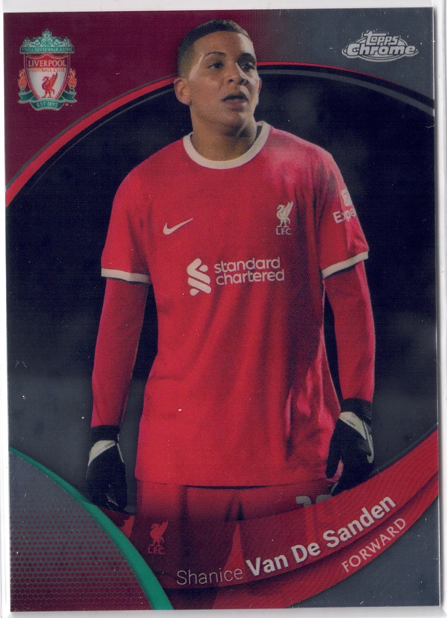 2023-24 Topps Chrome Liverpool FC #028 Shanice Van De Sanden