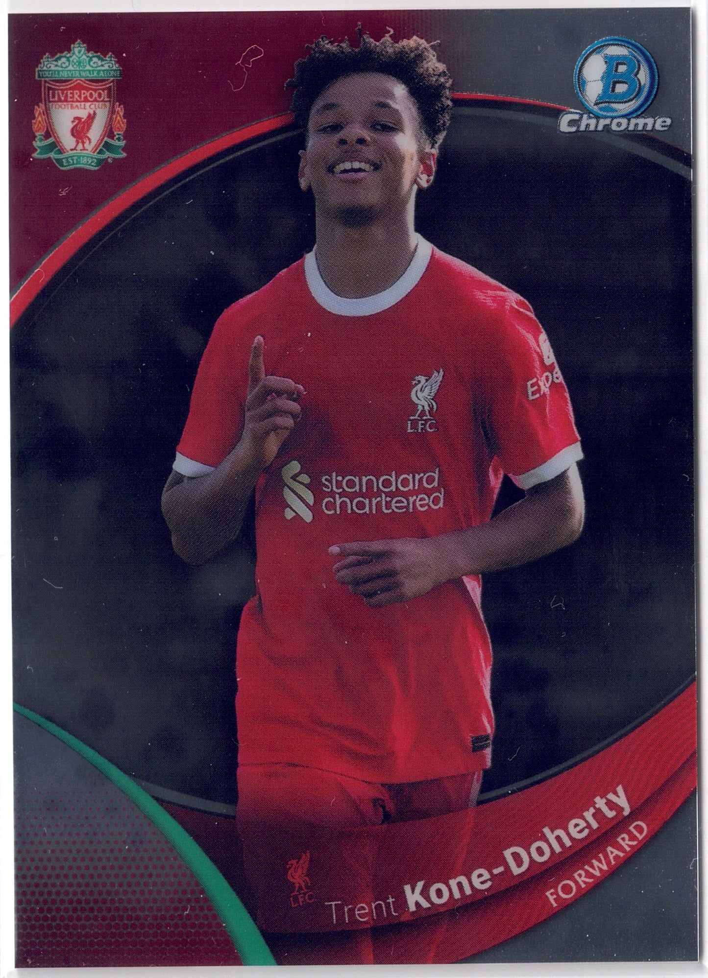 2023-24 Topps Chrome Liverpool FC #041 Trent Kone-Doherty