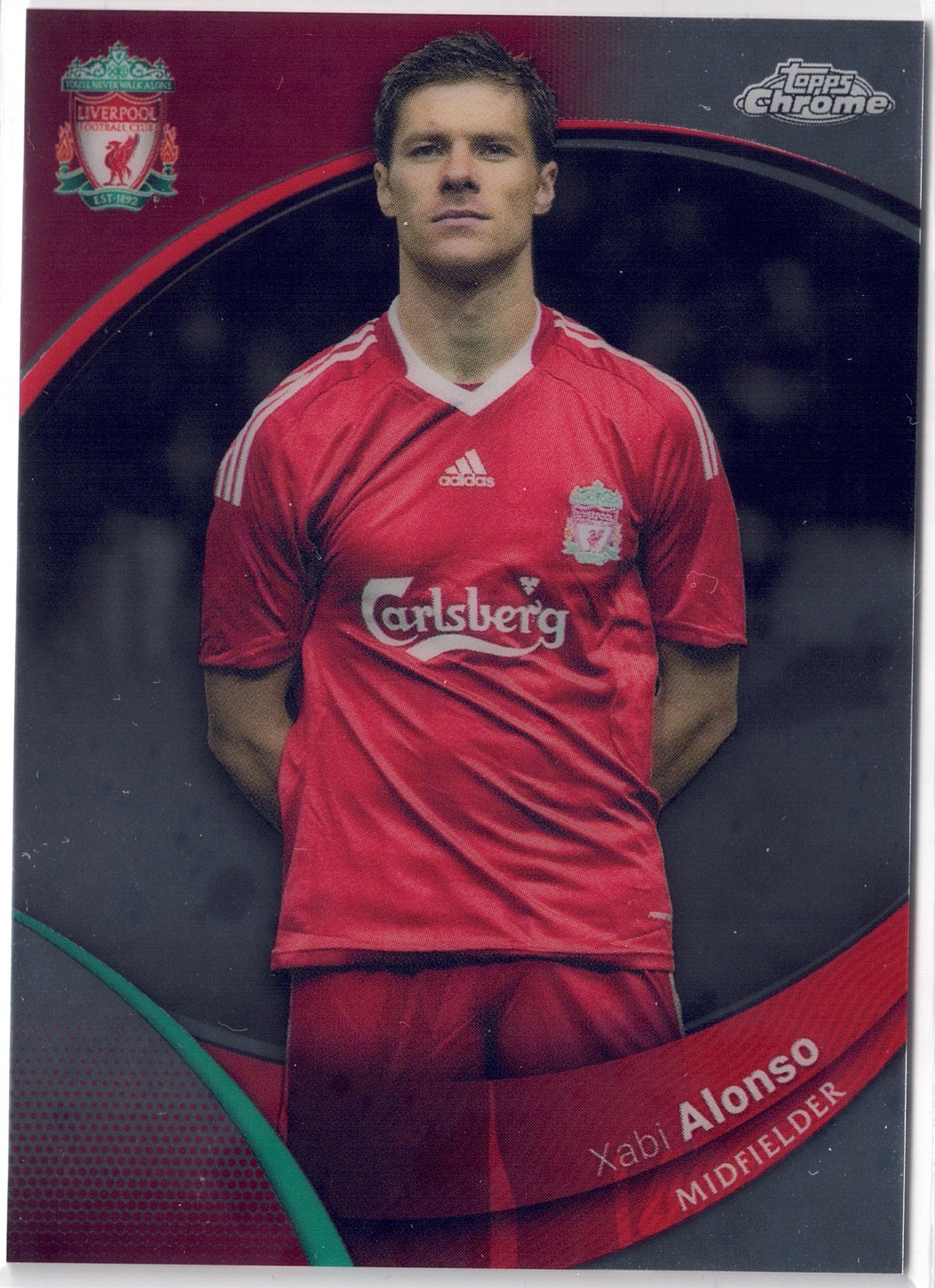 2023-24 Topps Chrome Liverpool FC #047 Xabi Alonso