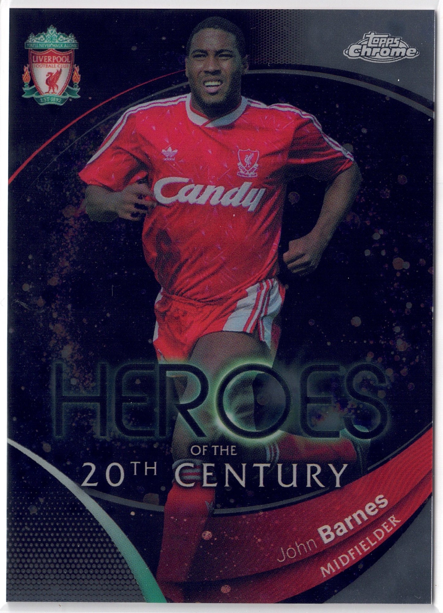 2023-24 Topps Chrome Liverpool FC #095 John Barnes