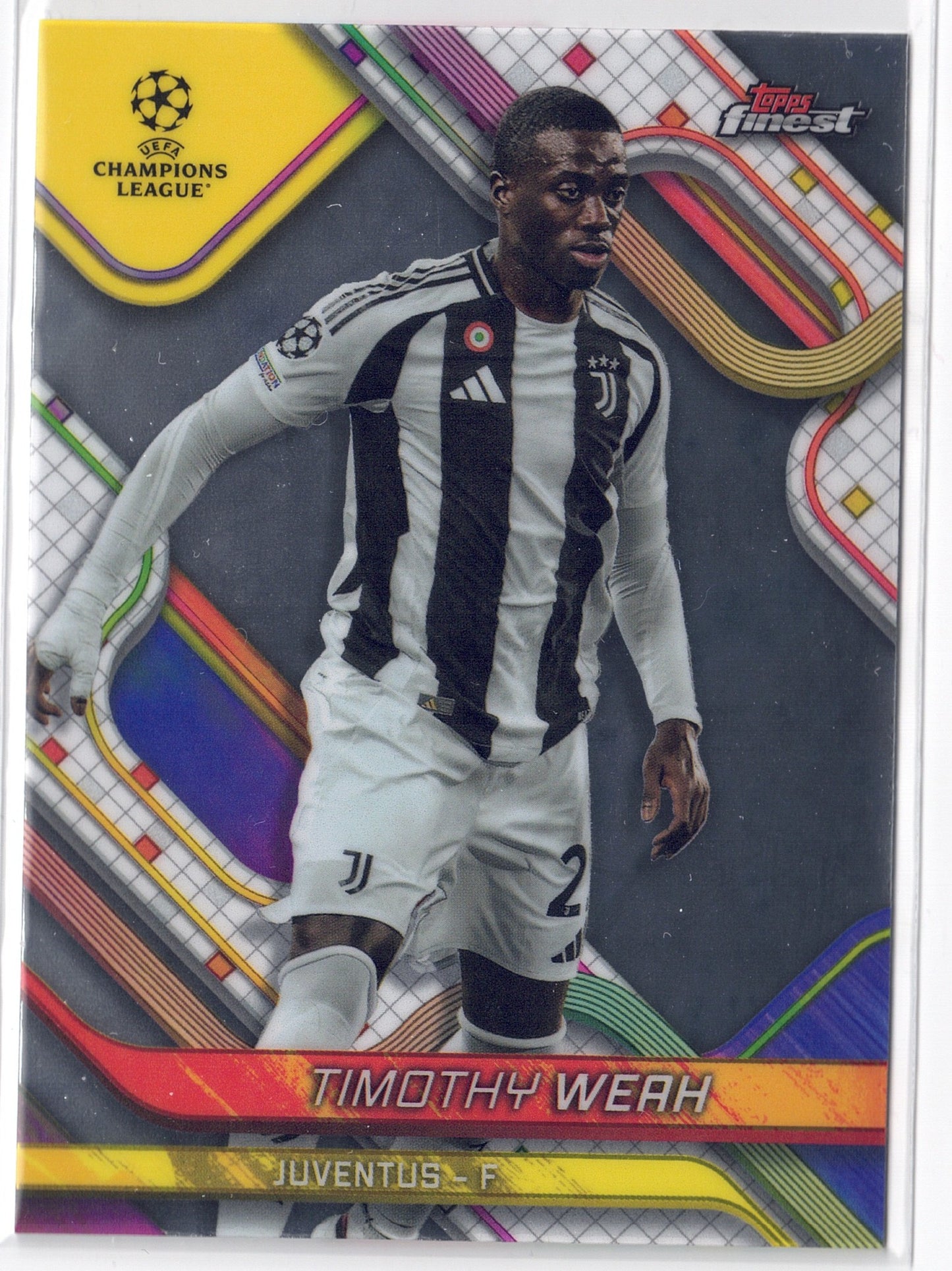 2024-25 Topps Finest #002 Timothy Weah