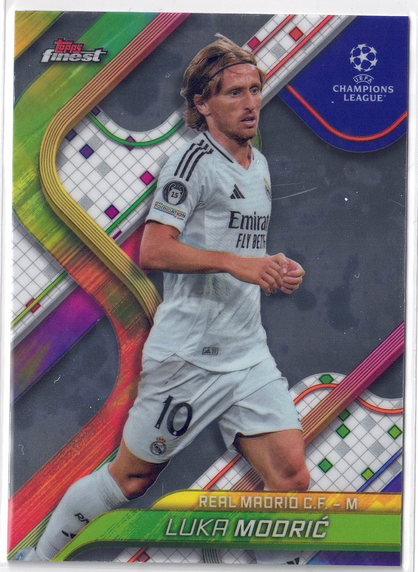 2024-25 Topps Finest #010 Luka Modric