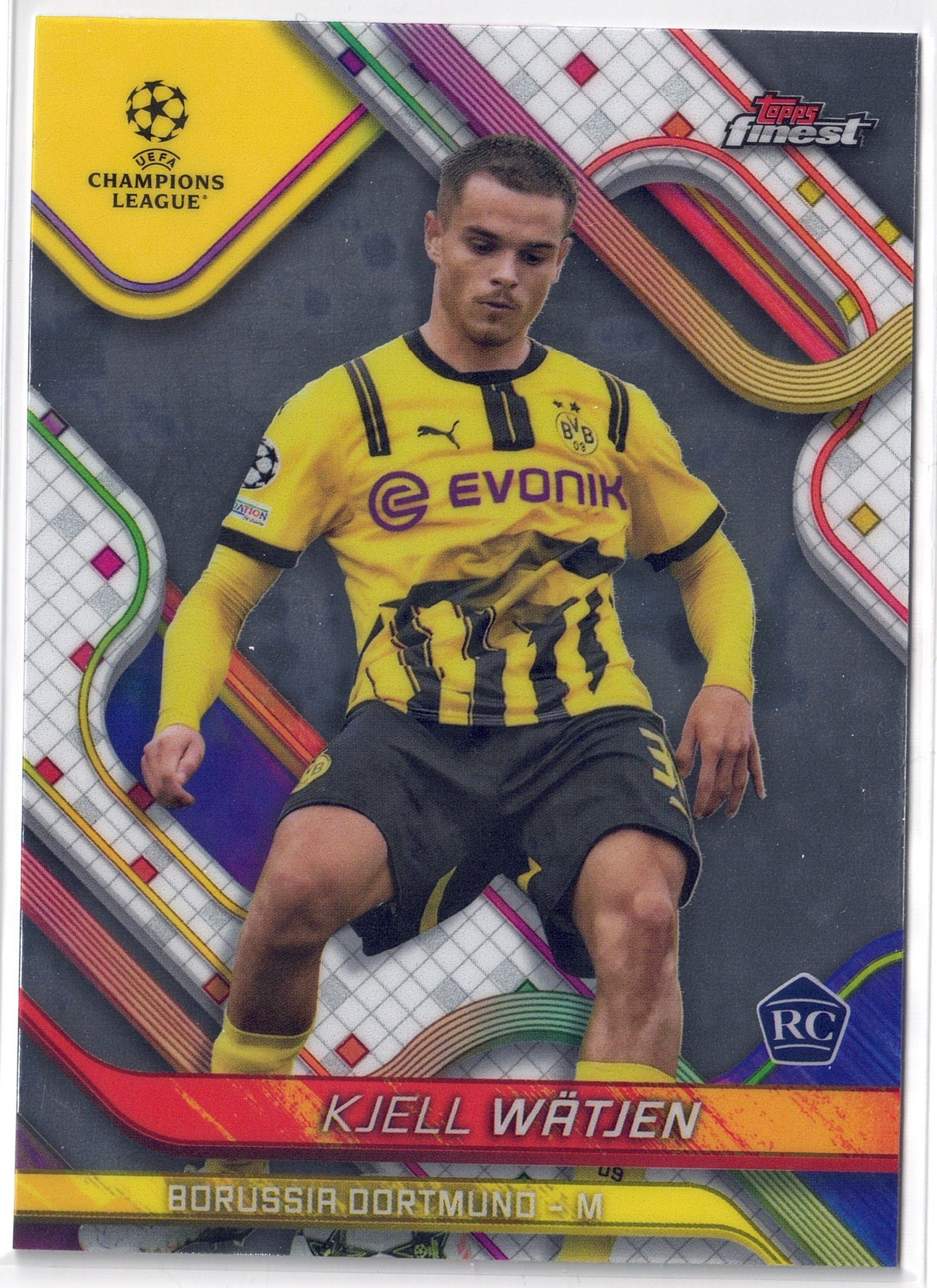 2024-25 Topps Finest #038 Kjell Wätjen RC