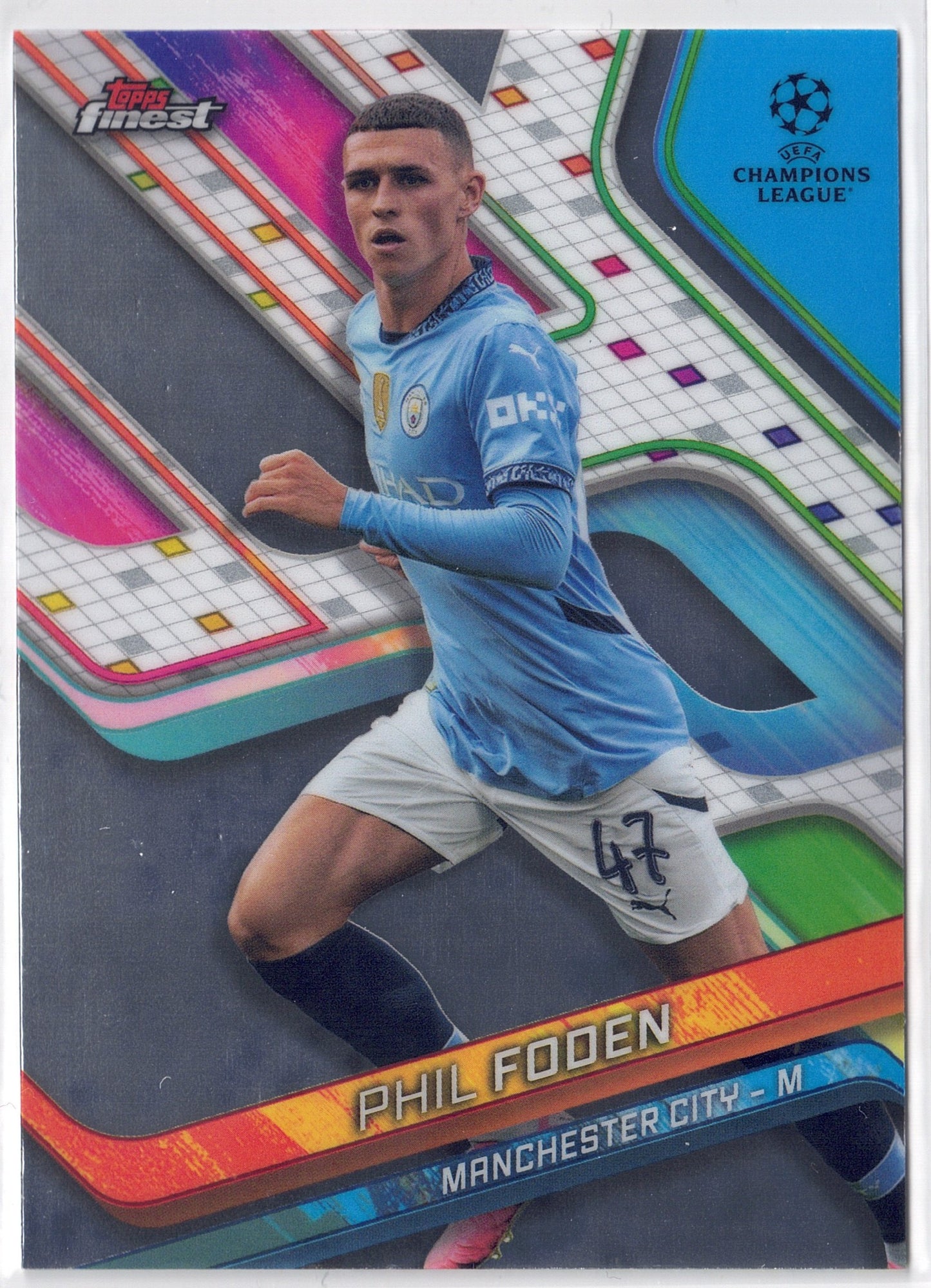 2024-25 Topps Finest #047 Phil Foden