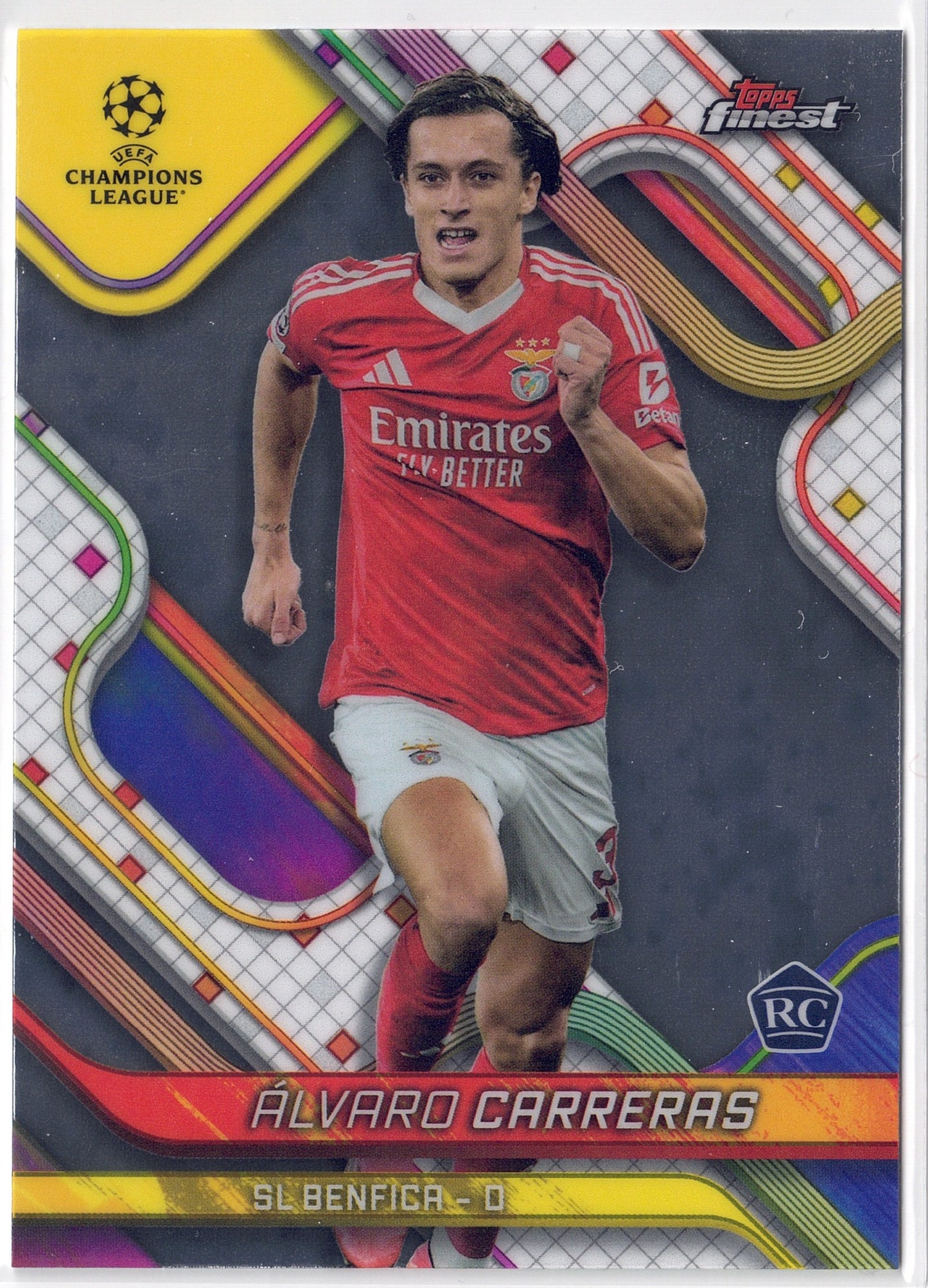 2024-25 Topps Finest #085 Alvaro Carreras RC
