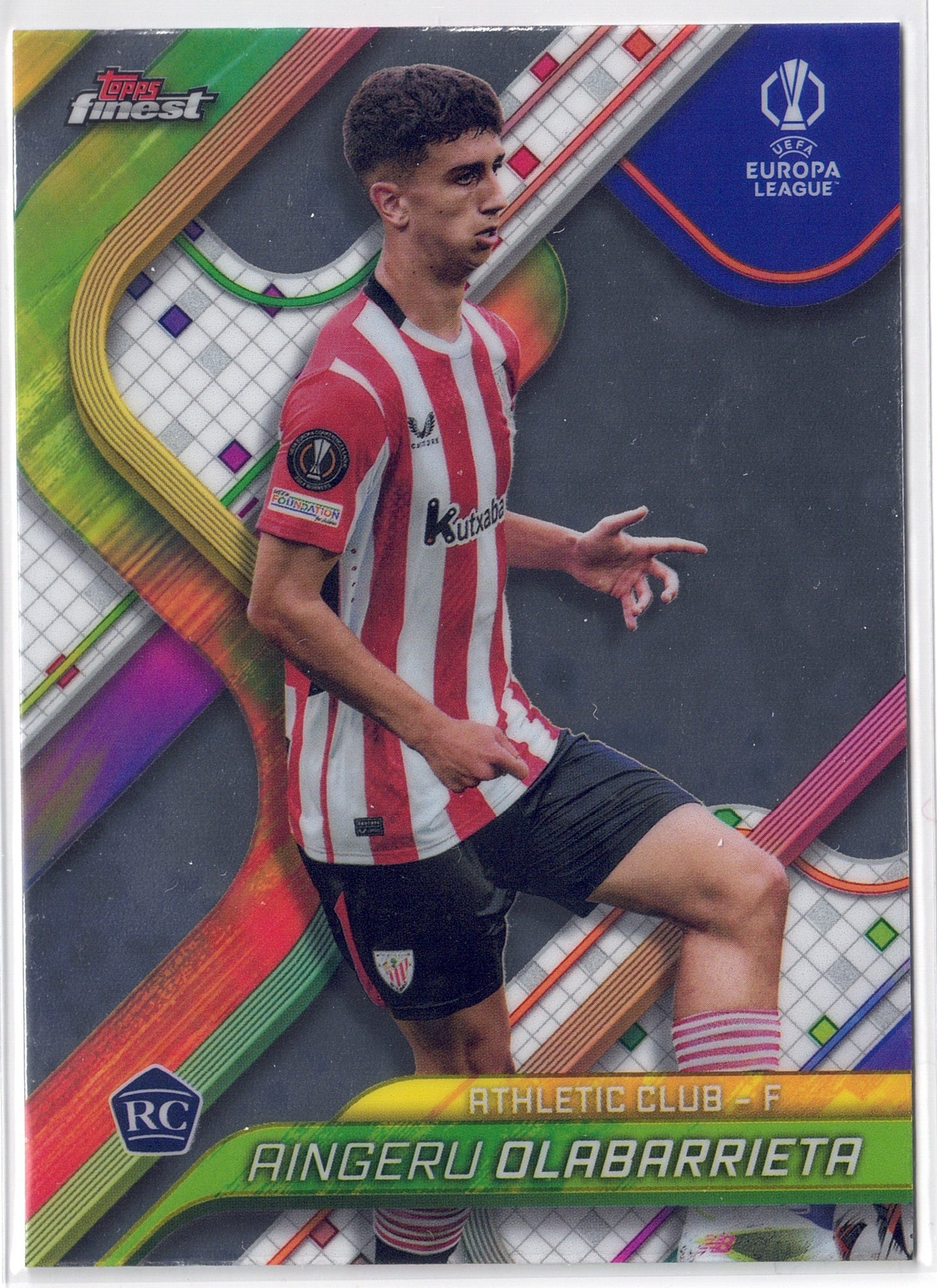 2024-25 Topps Finest #092 Aingeru Olabarrieta RC