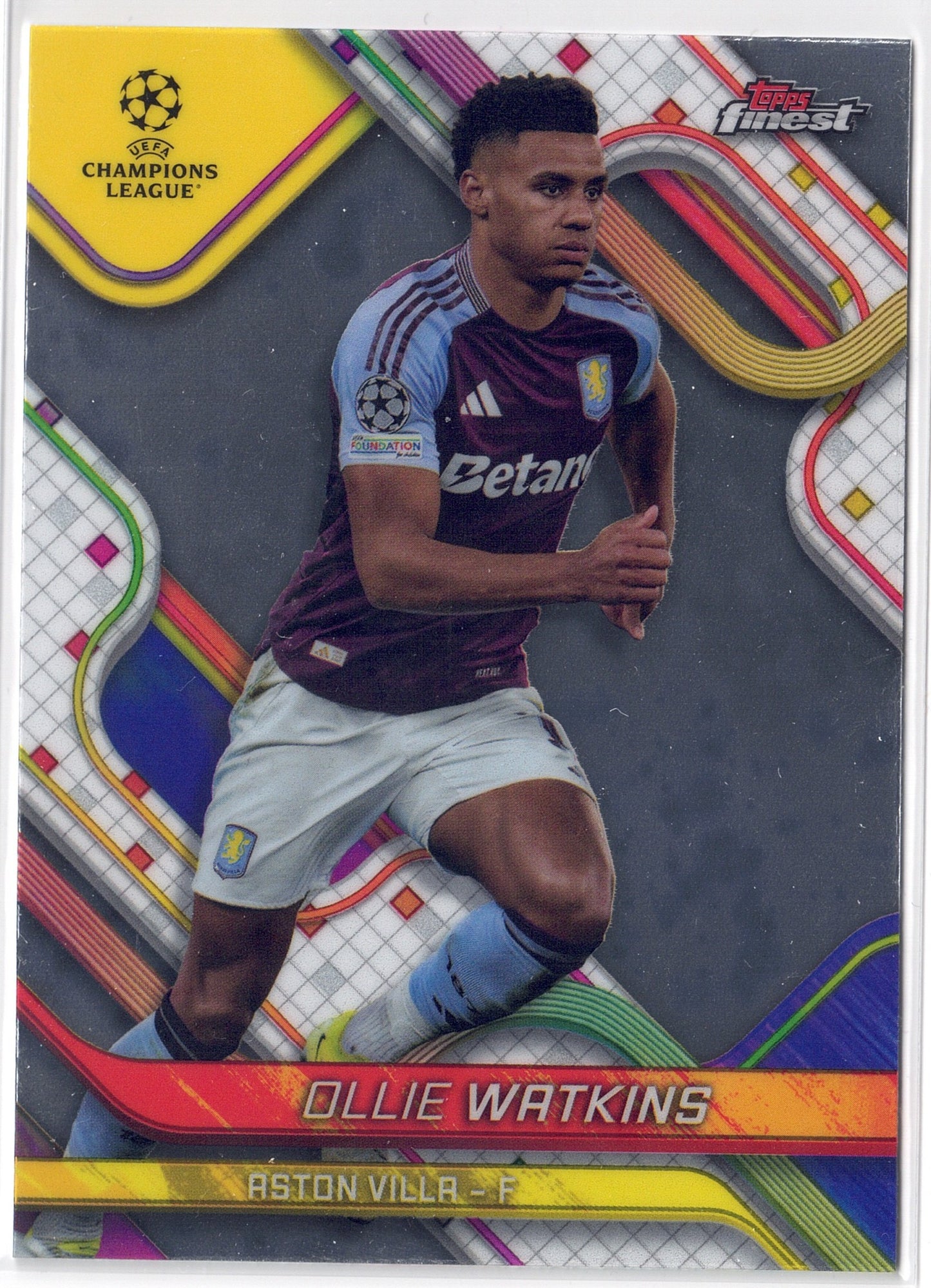 2024-25 Topps Finest #122 Ollie Watkins