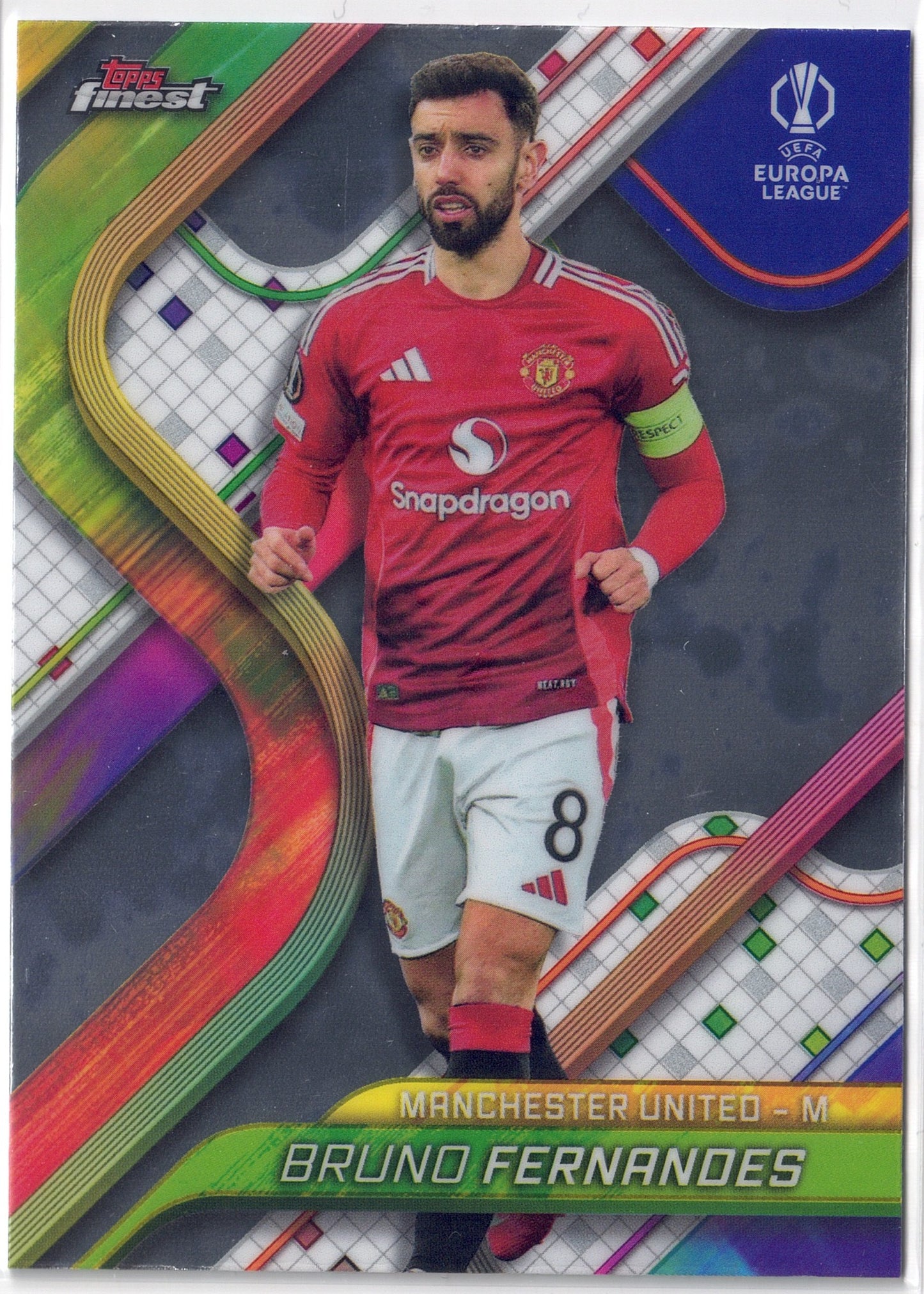 2024-25 Topps Finest #134 Bruno Fernandes