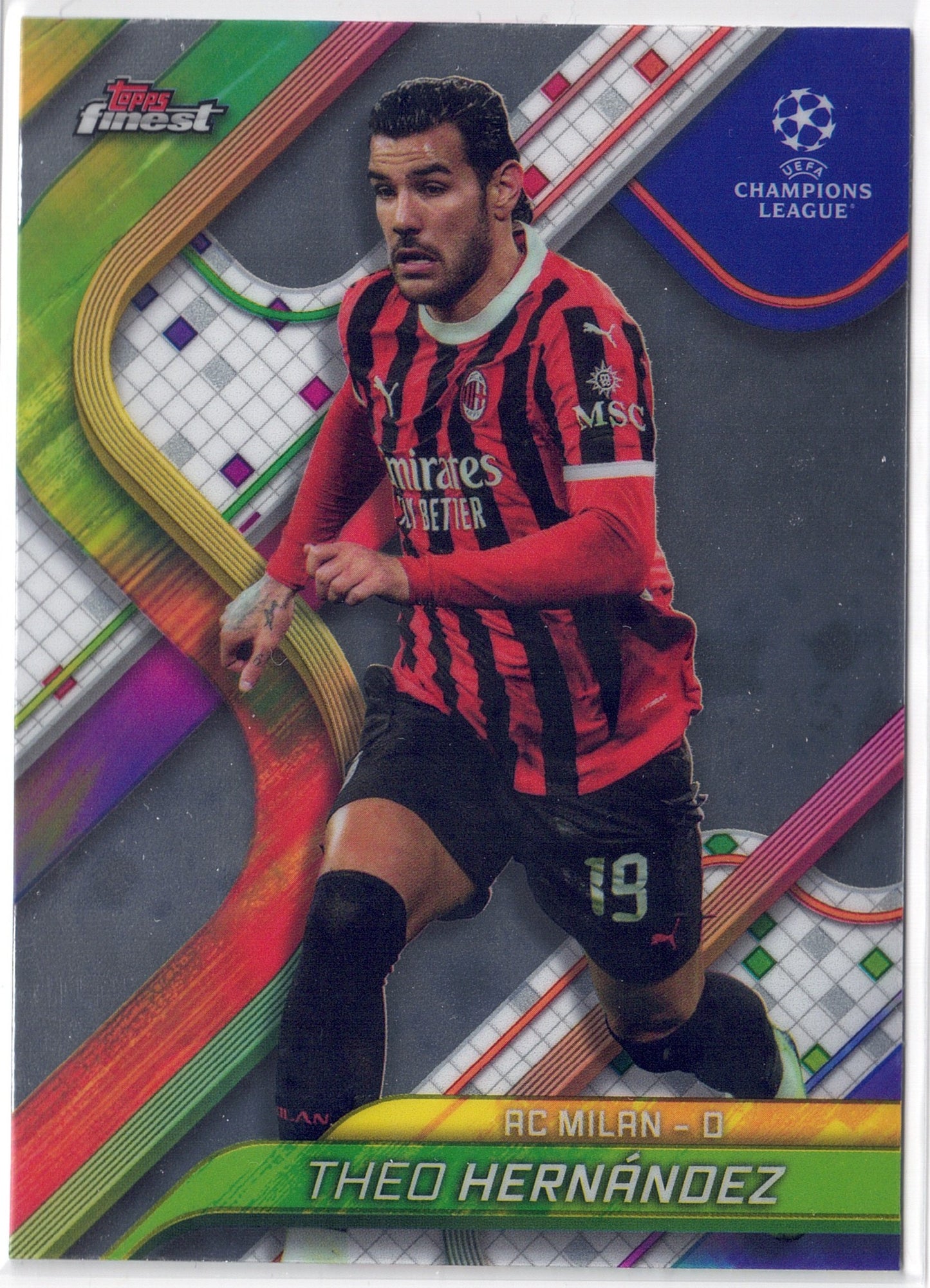 2024-25 Topps Finest #143 Theo Hernandez
