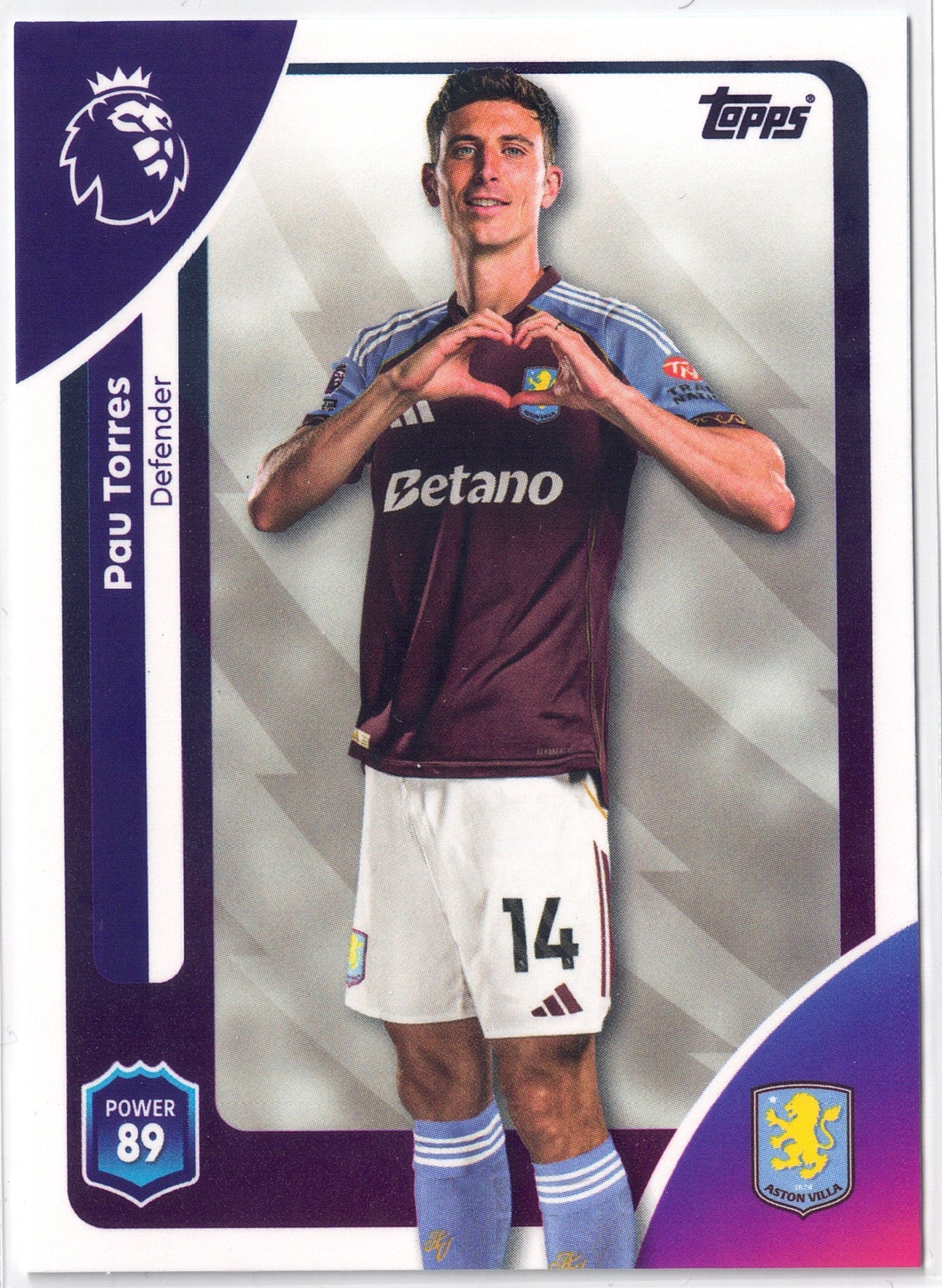 2025-26 Topps Premier League #021 Pau Torres