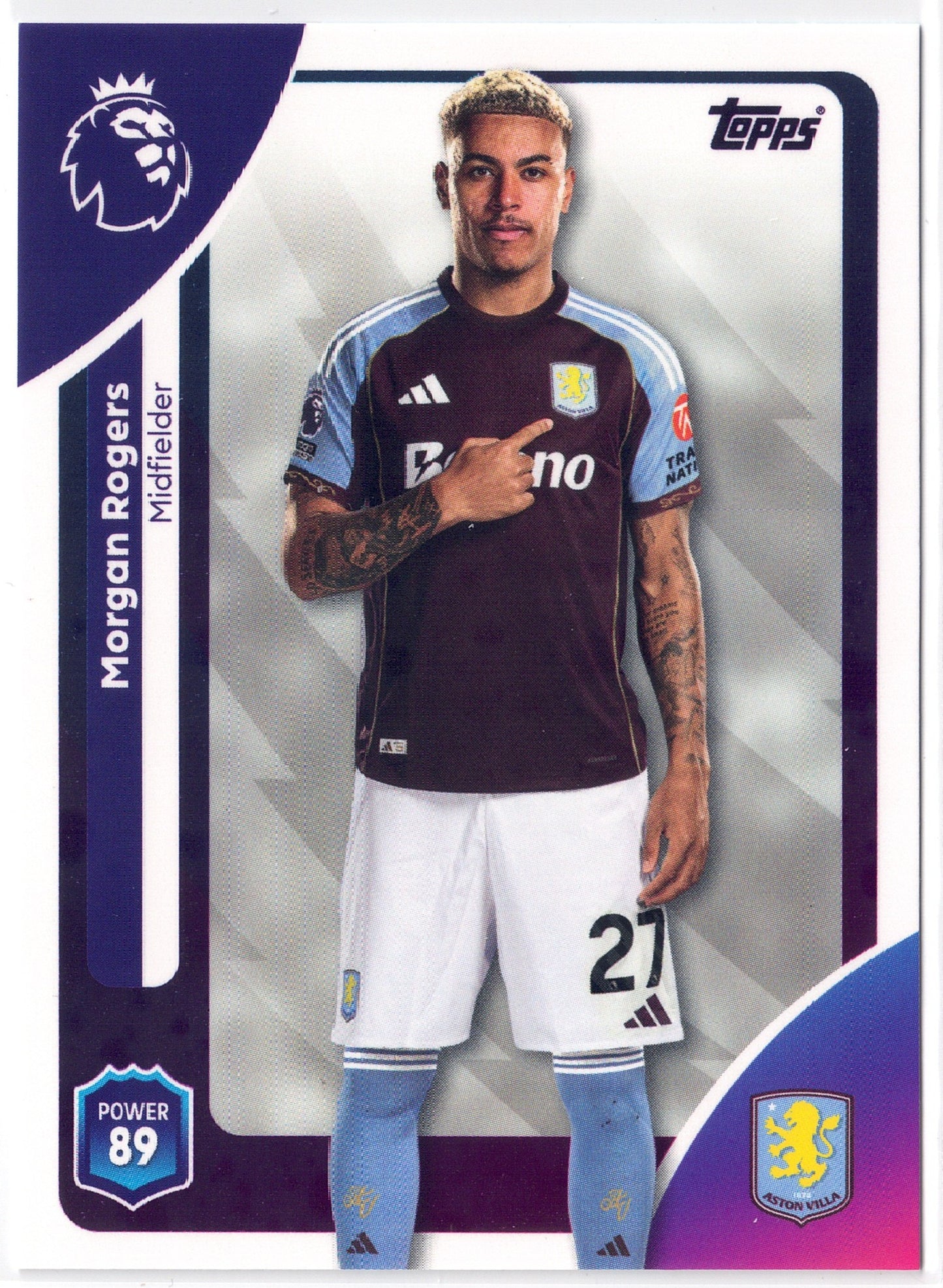 2025-26 Topps Premier League #030 Morgan Rogers