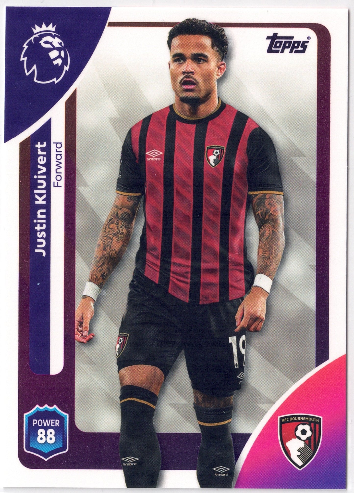 2025-26 Topps Premier League #048 Justin Kluivert