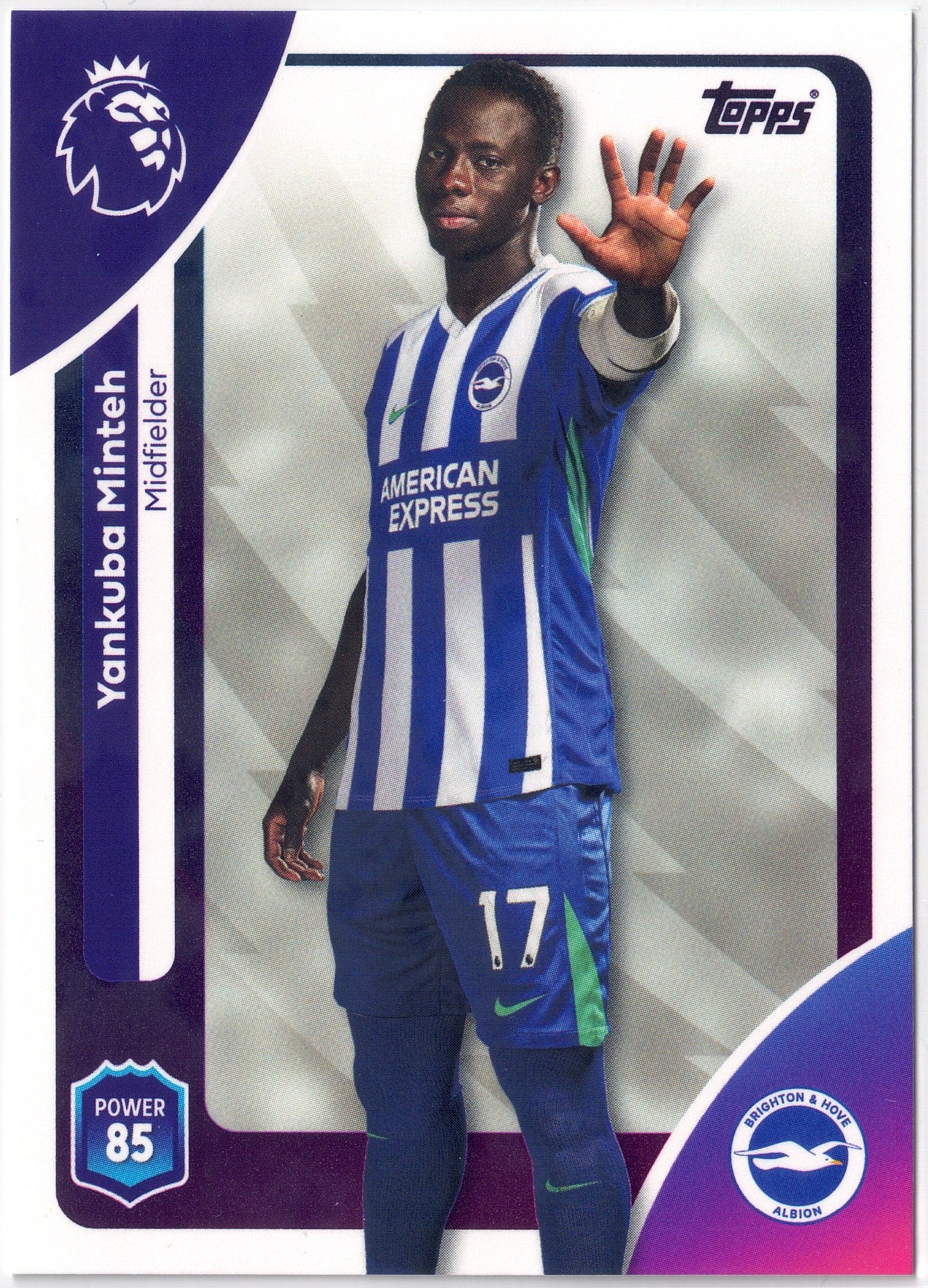2025-26 Topps Premier League #079 Yankuba Minteh