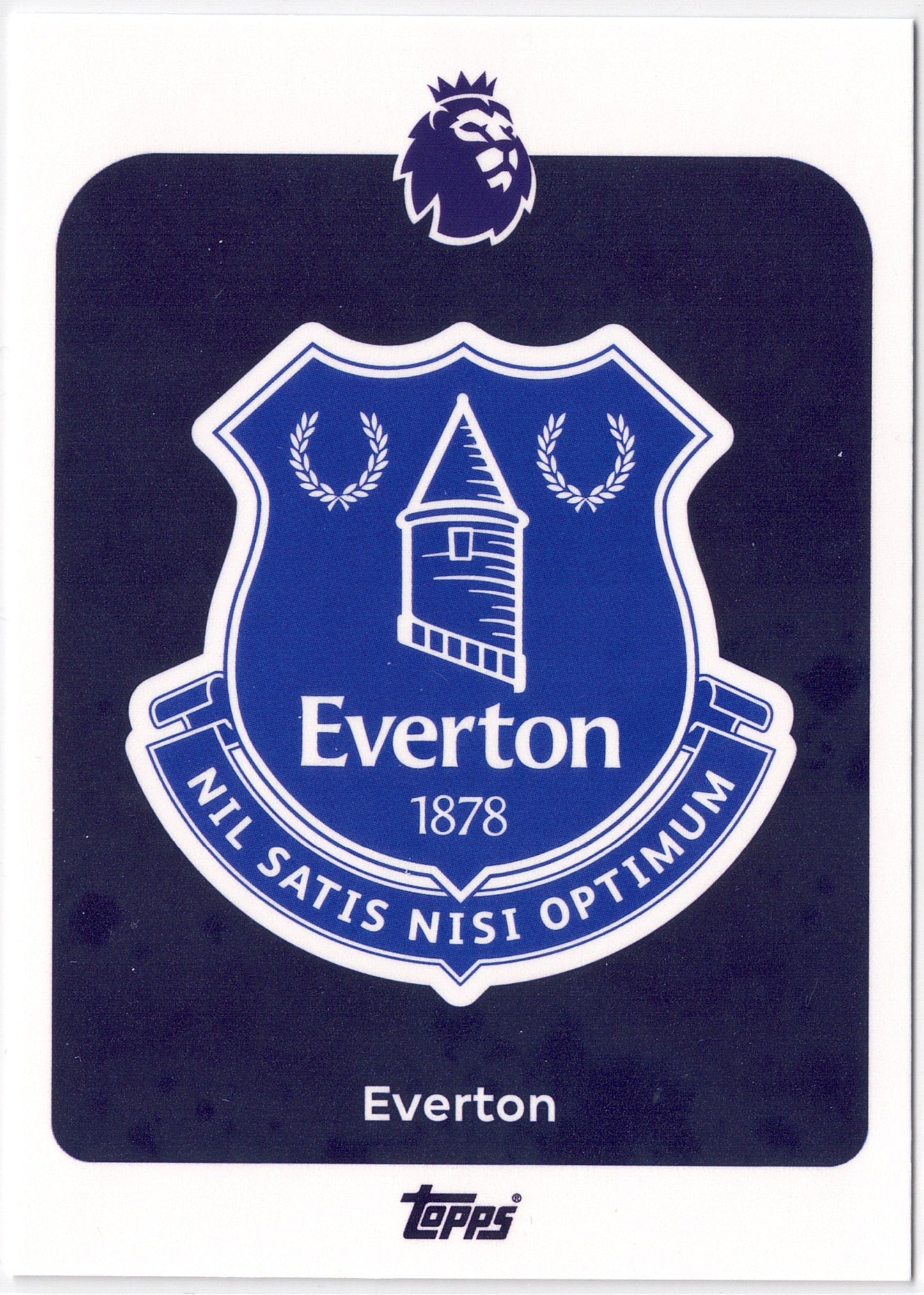 2025-26 Topps Premier League #127 Everton Logo