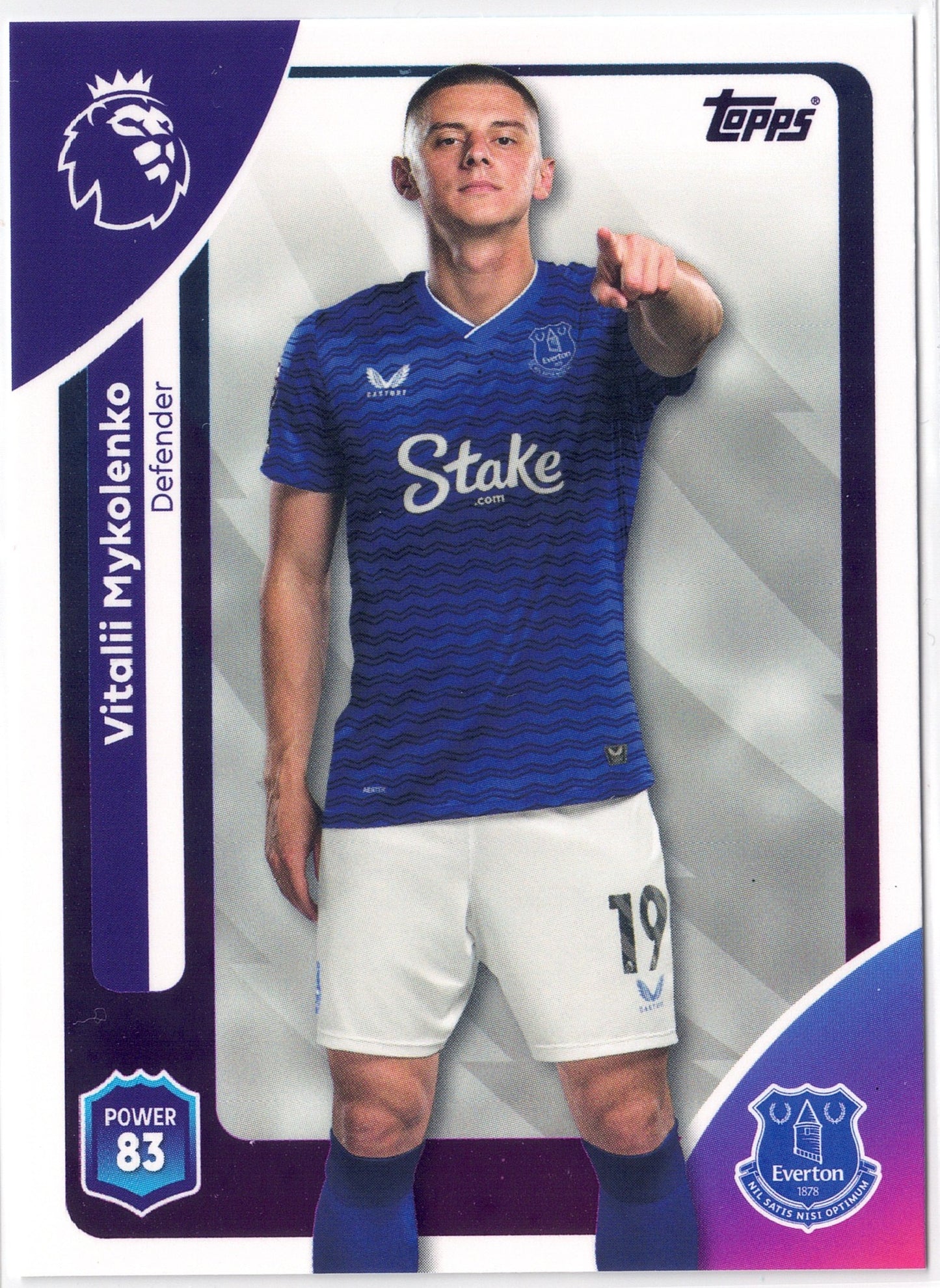 2025-26 Topps Premier League #131 Vitalii Mykolenko
