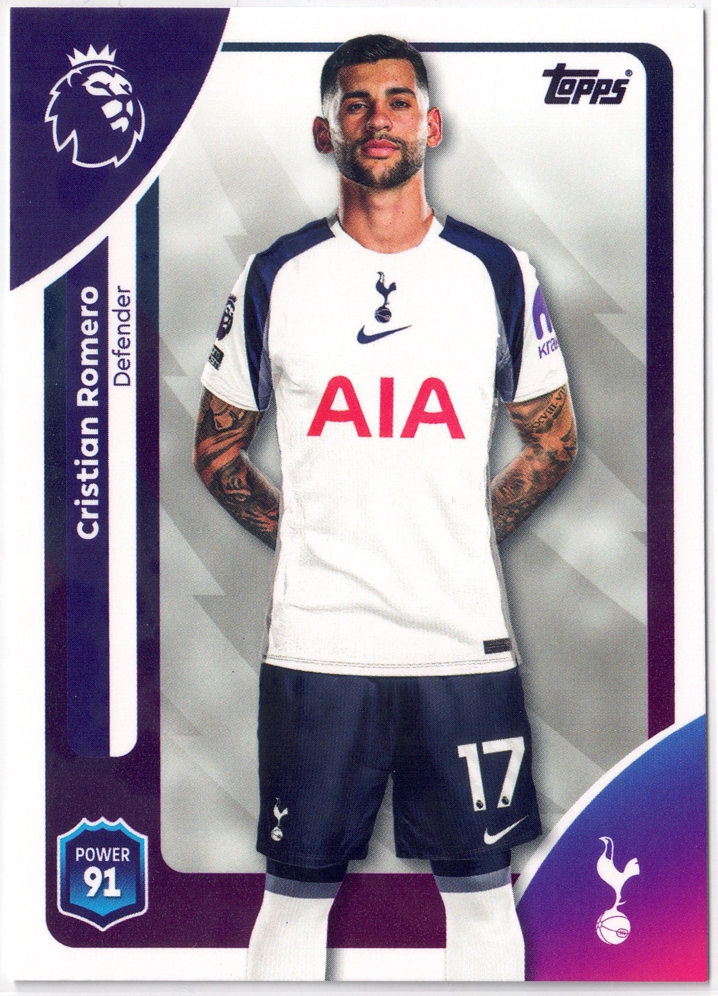 2025-26 Topps Premier League #257 Cristian Romero