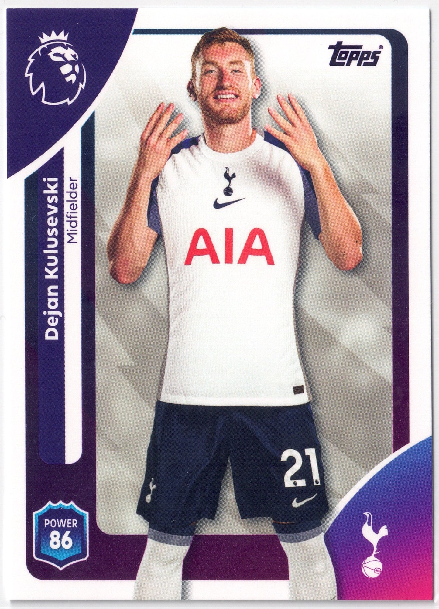 2025-26 Topps Premier League #260 Dejan Kulusevski