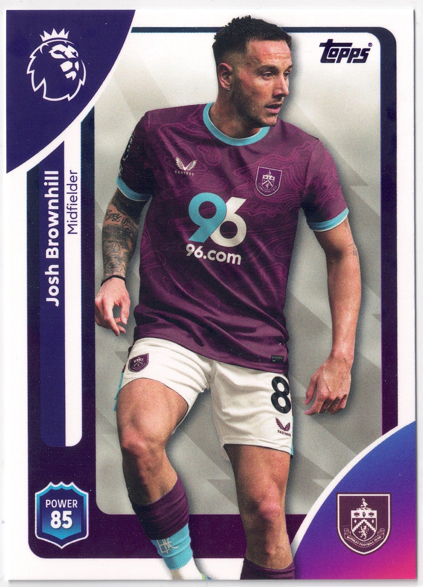 2025-26 Topps Premier League #315 Josh Brownhill