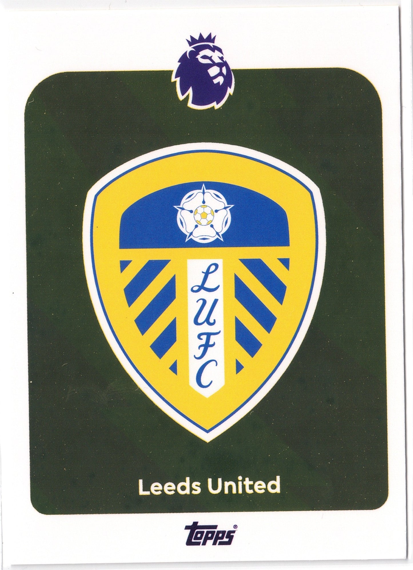 2025-26 Topps Premier League #325 Leeds United Logo