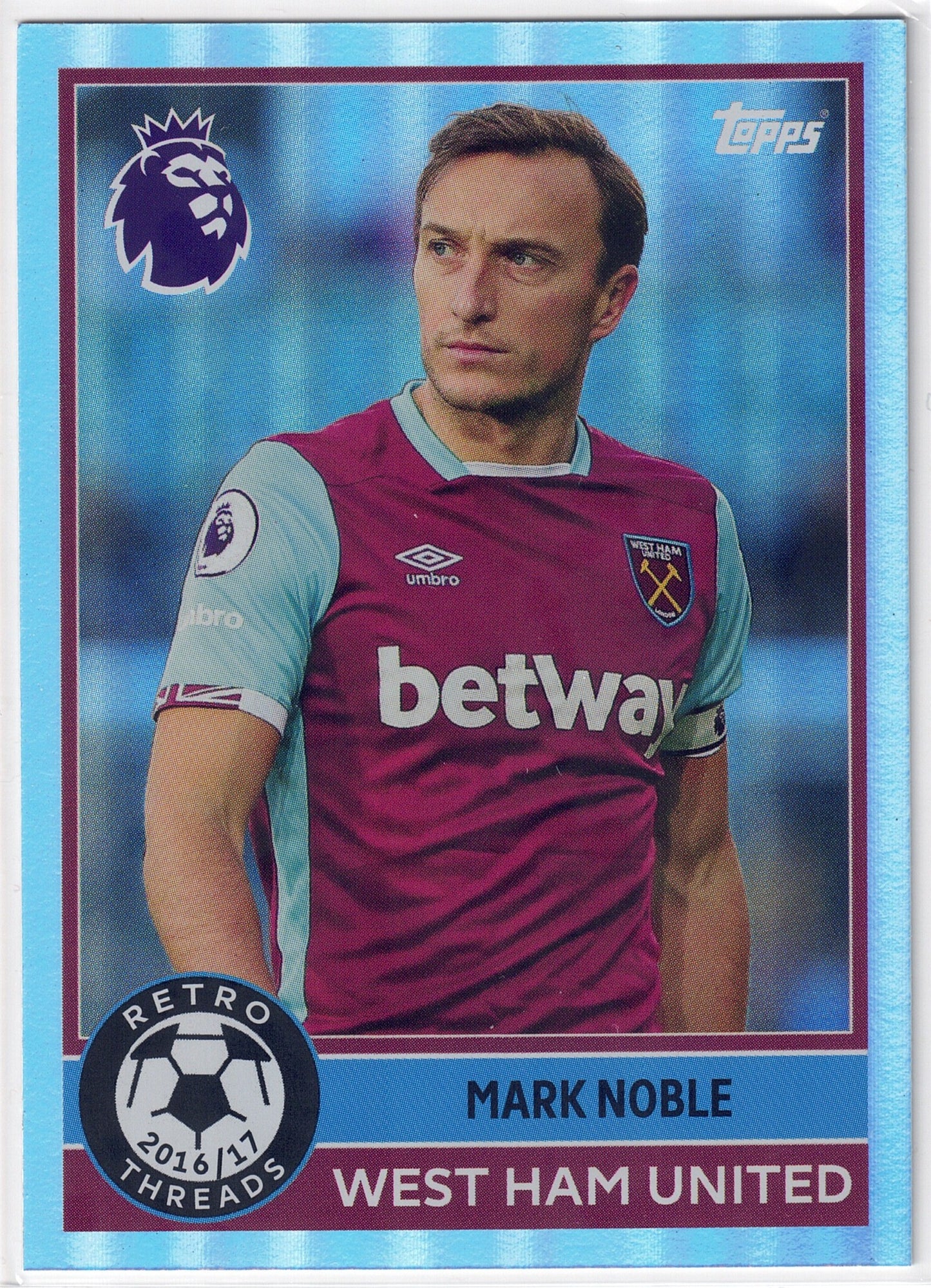 2025-26 Topps Premier League #397 Mark Noble Retro Threads