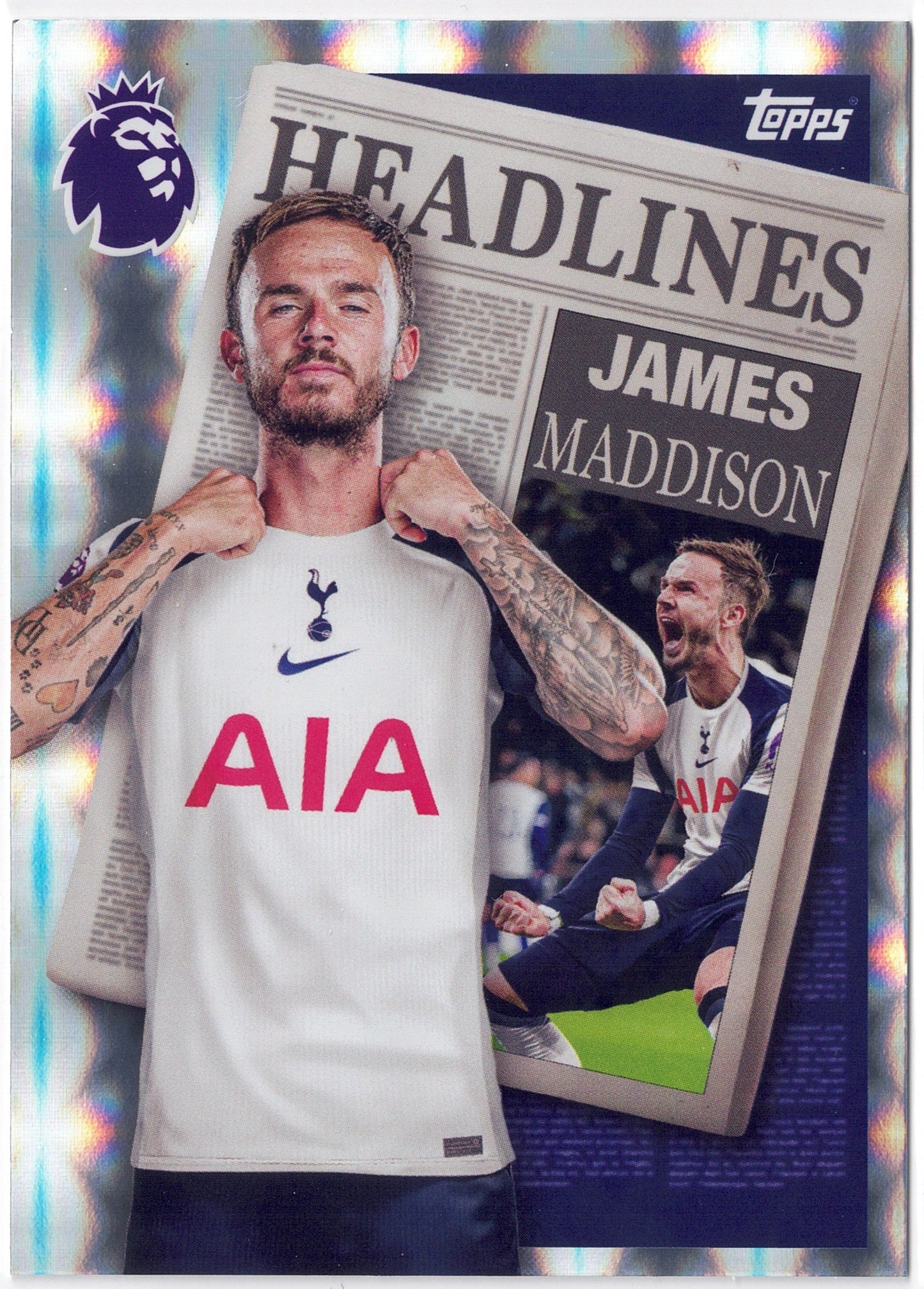 2025-26 Topps Premier League #450 James Maddison Headlines
