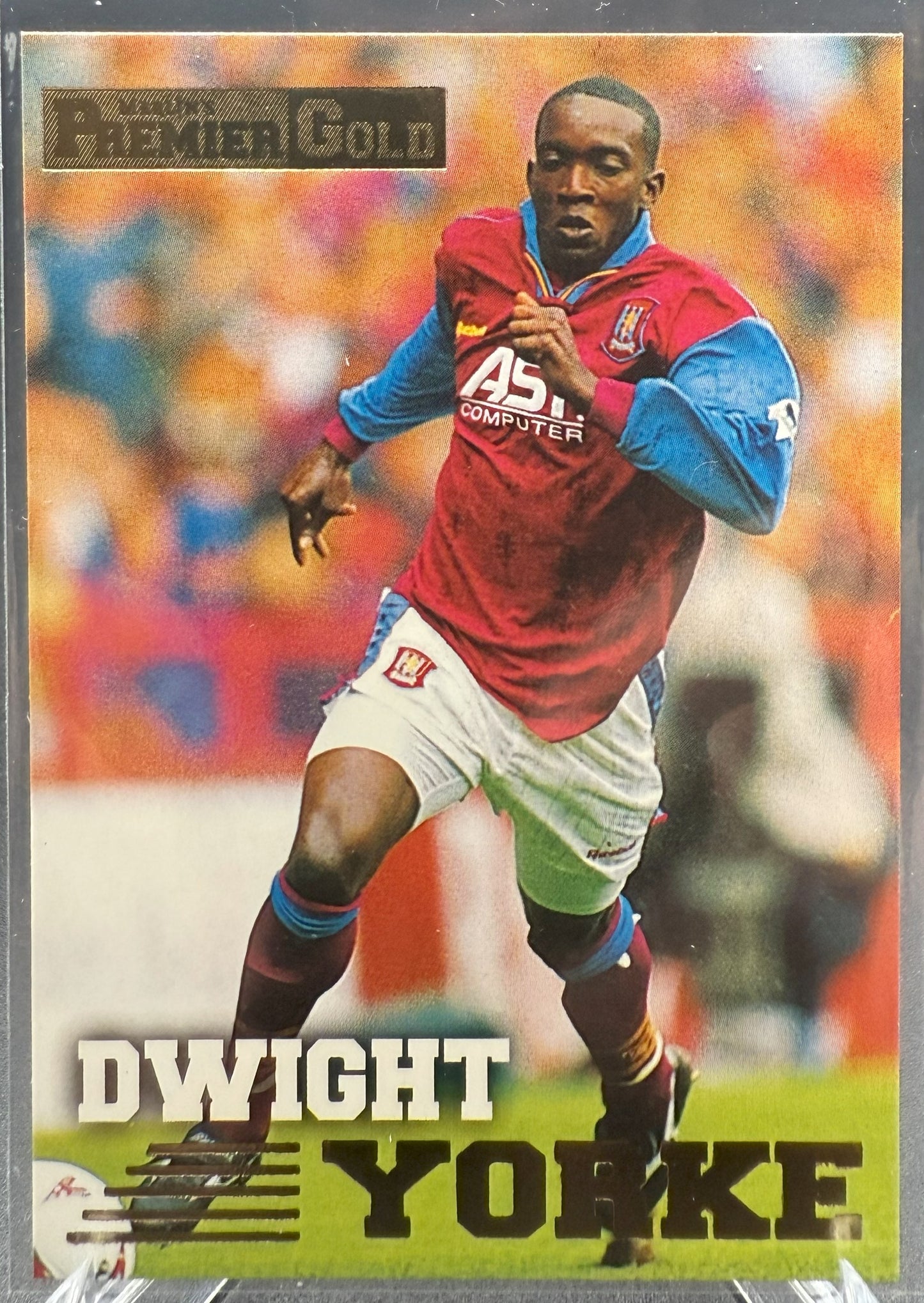 1996-97 Merlin Premier Gold Dwight Yorke #018