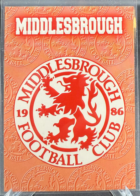 1996-97 Merlin Premier Gold Middlesbrough Logo #E12