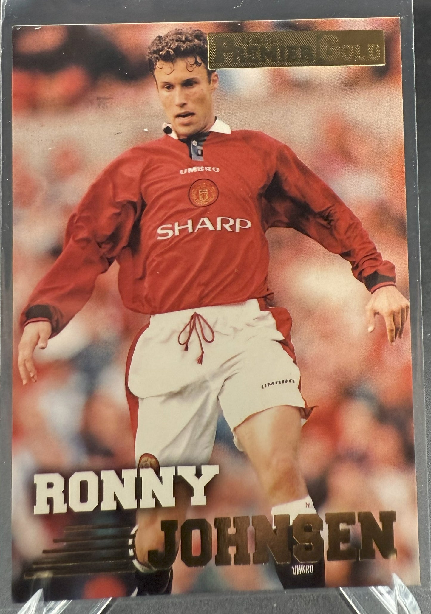 1996-97 Merlin Premier Gold Ronny Johnsen #085