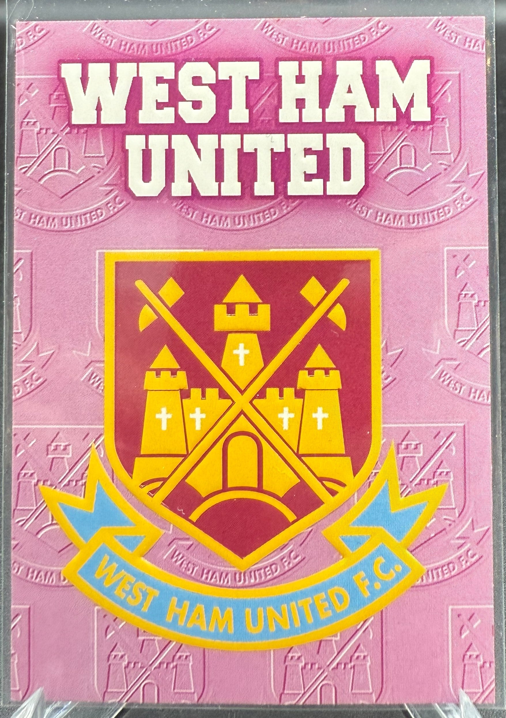 1996-97 Merlin Premier Gold West Ham United Logo #E19