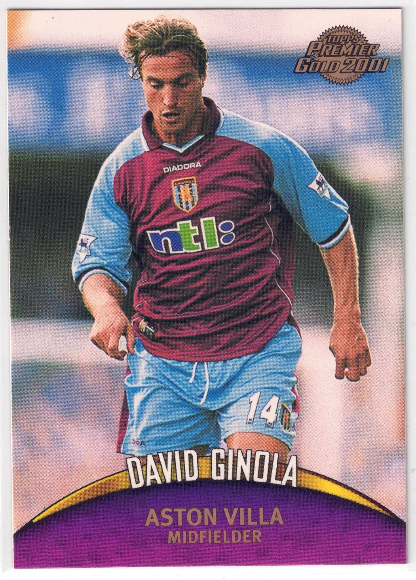 2000-01 Topps Premier Gold #012 David Ginola