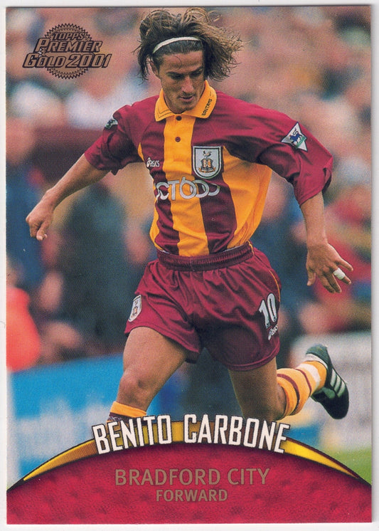 2000-01 Topps Premier Gold #017 Benito Carbone