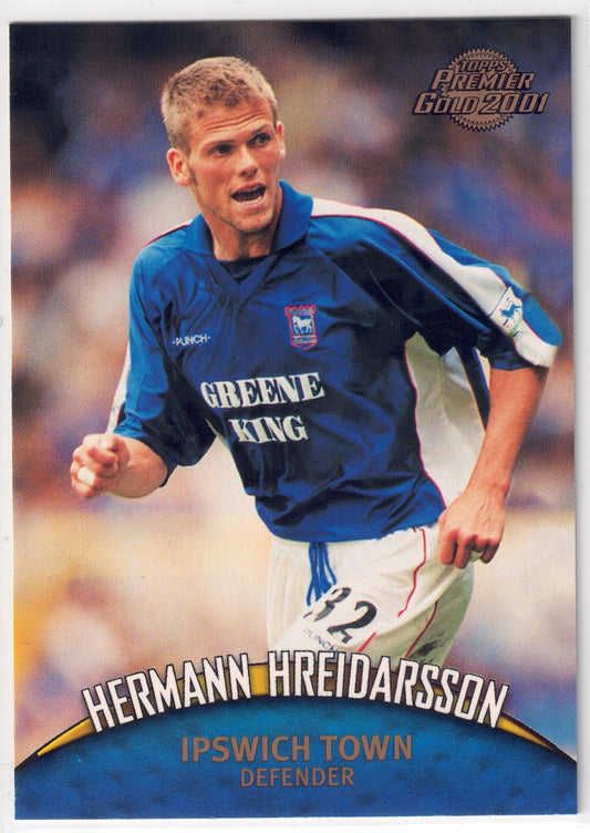 2000-01 Topps Premier Gold #052 Hermann Hreidarsson RC