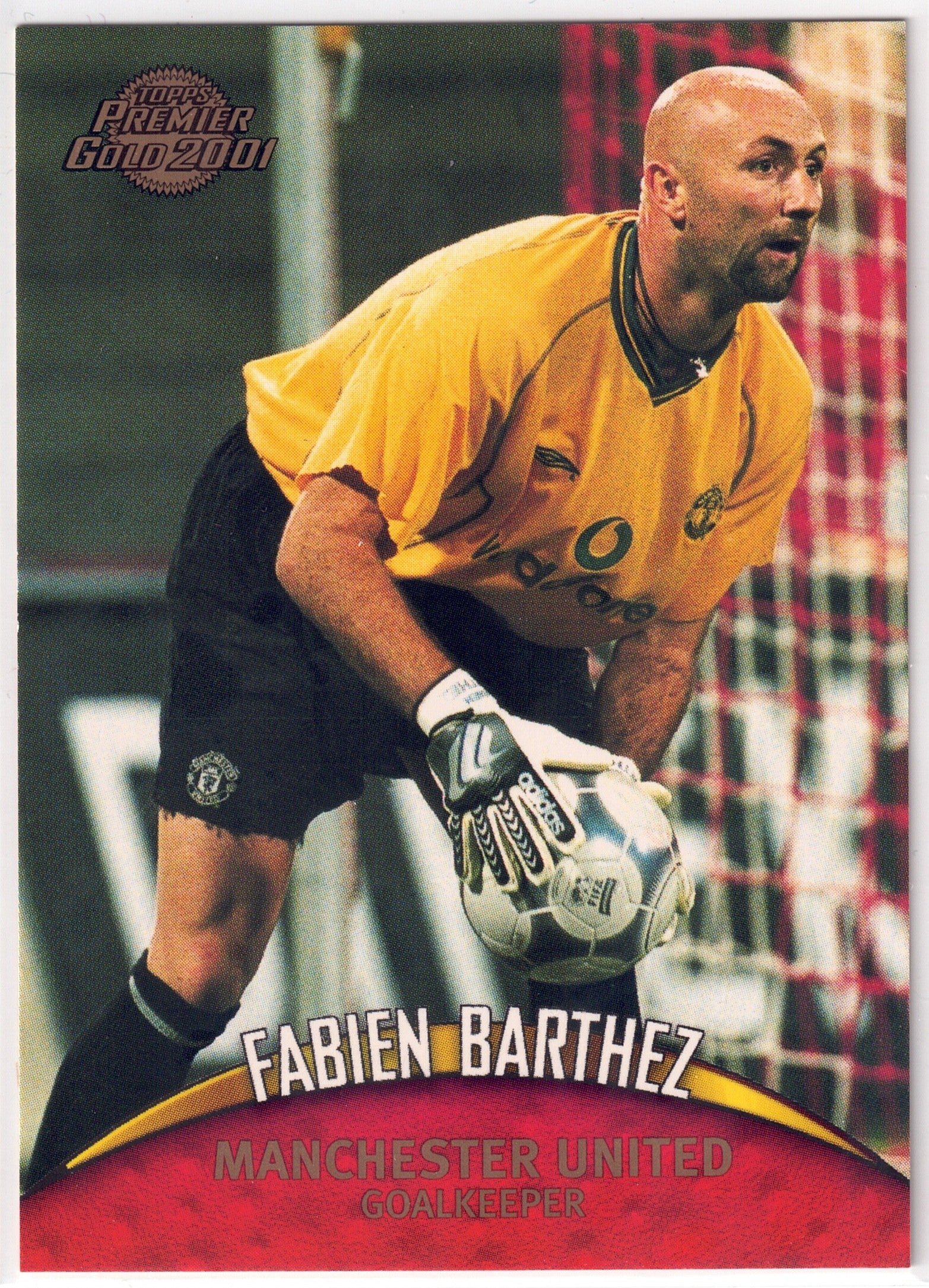2000-01 Topps Premier Gold #081 Fabien Barthez