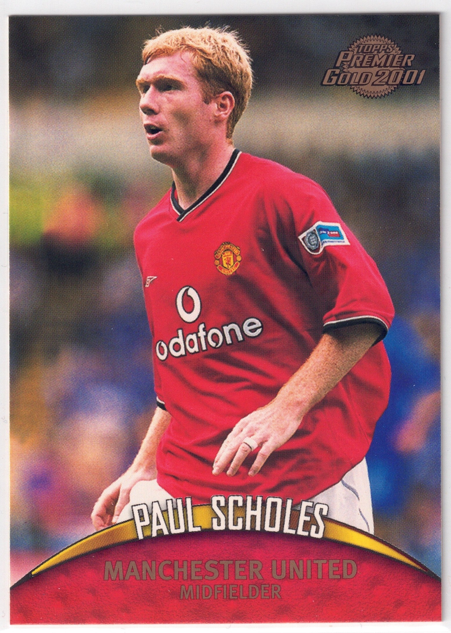 2000-01 Topps Premier Gold #083 Paul Scholes