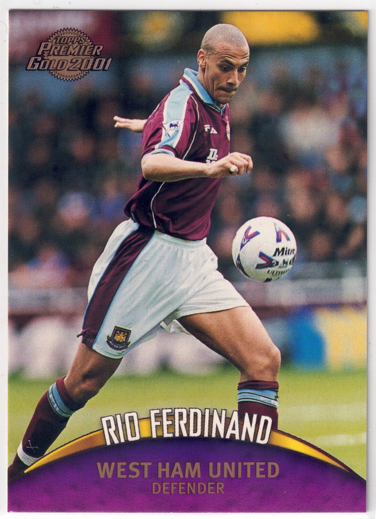2000-01 Topps Premier Gold #119 Rio Ferdinand