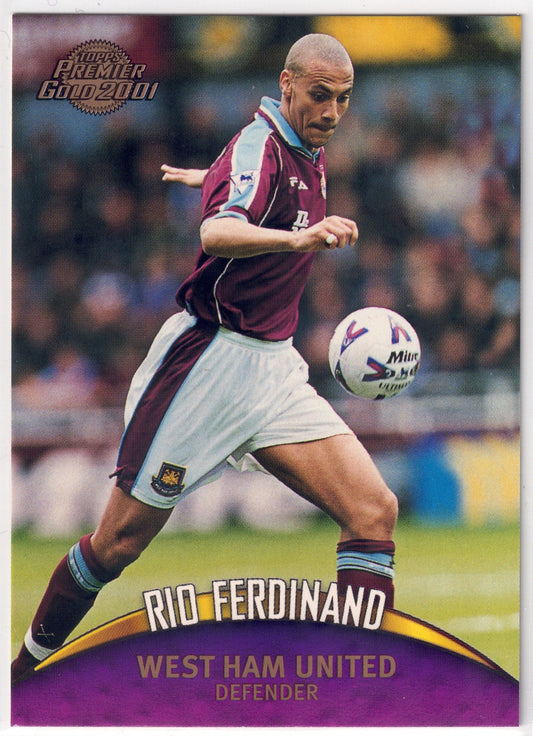2000-01 Topps Premier Gold #119 Rio Ferdinand