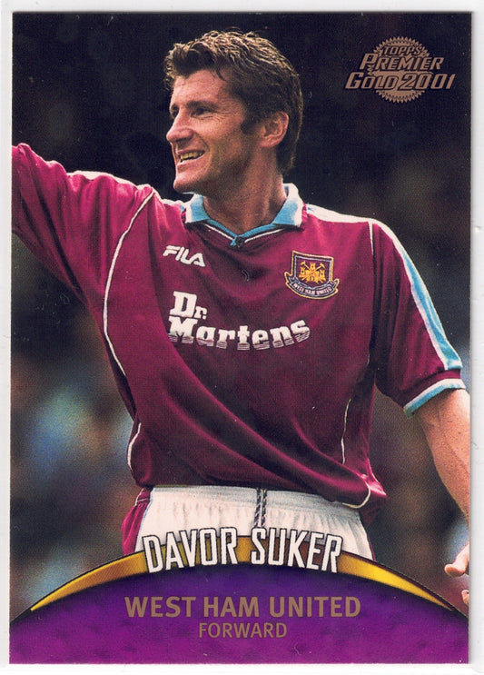 2000-01 Topps Premier Gold #124 Davor Suker