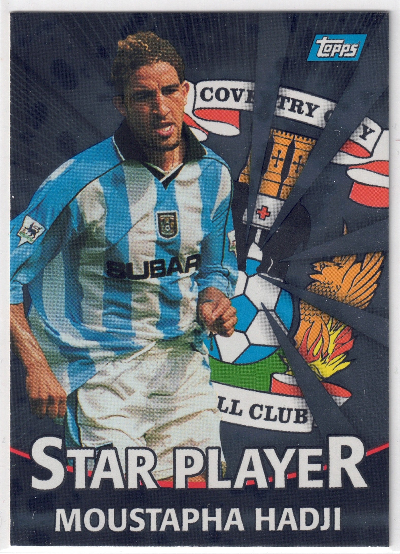 2000-01 Topps Premier Gold #T06 Moustapha Hadji Star Player Silver