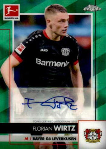 2020-21 Topps Chrome Bundesliga Florian Wirtz auto