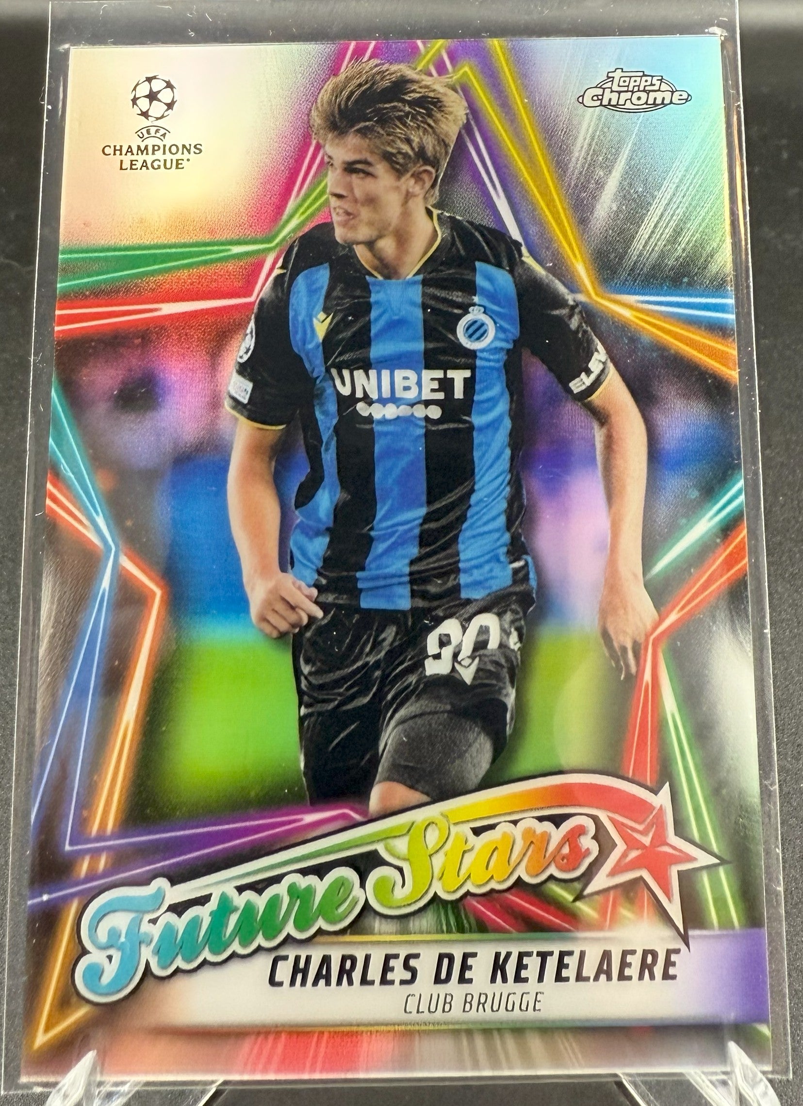 2021-22 Topps Chrome UEFA Charles De Ketelaere Future Stars #FS-5