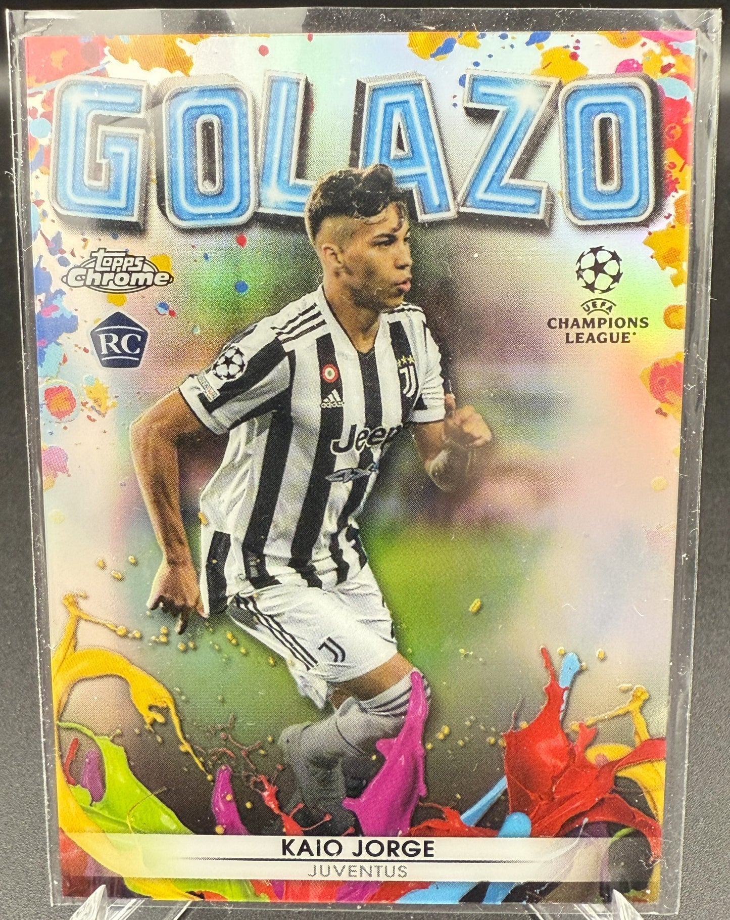 2021-22 Topps Chrome UEFA Kaio Jorge RC Golazo #G-6