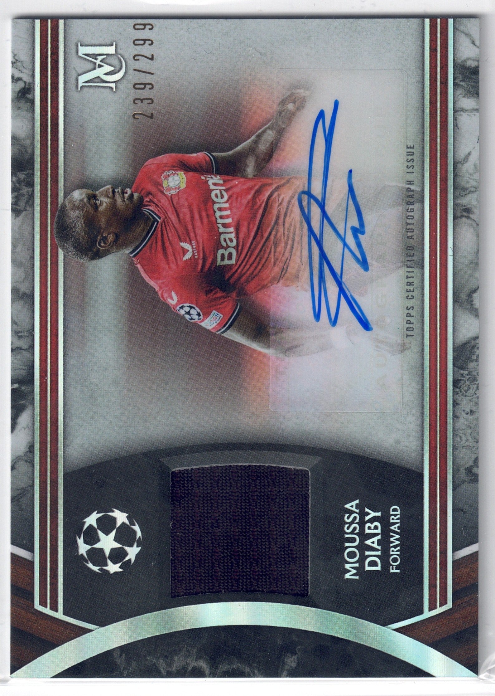 2022-23 Museum Collection Moussa Diaby patch-auto