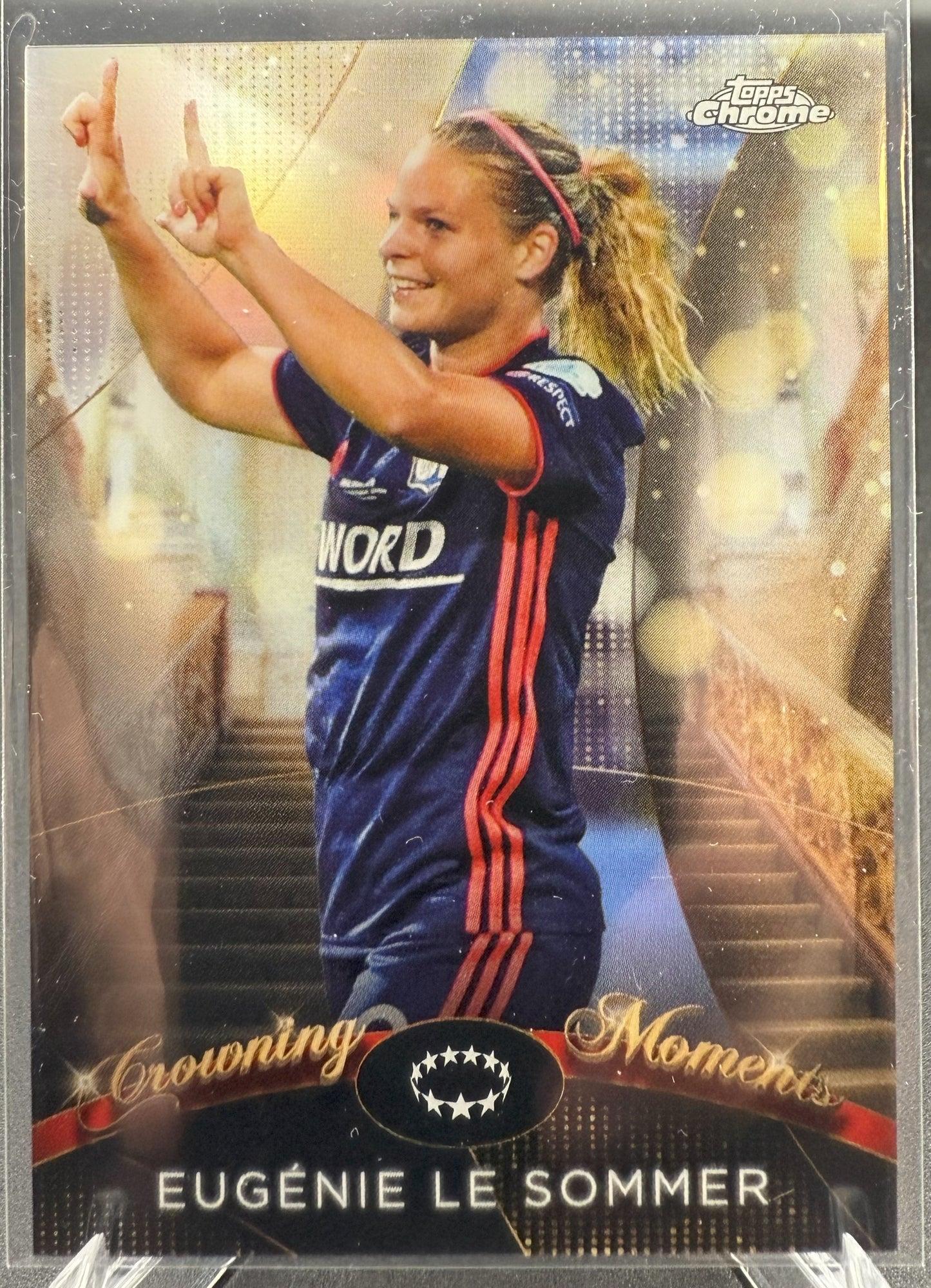 2022-23 Topps Chrome UWCL Eugenie Le Sommer Crowning Moments #CM-2
