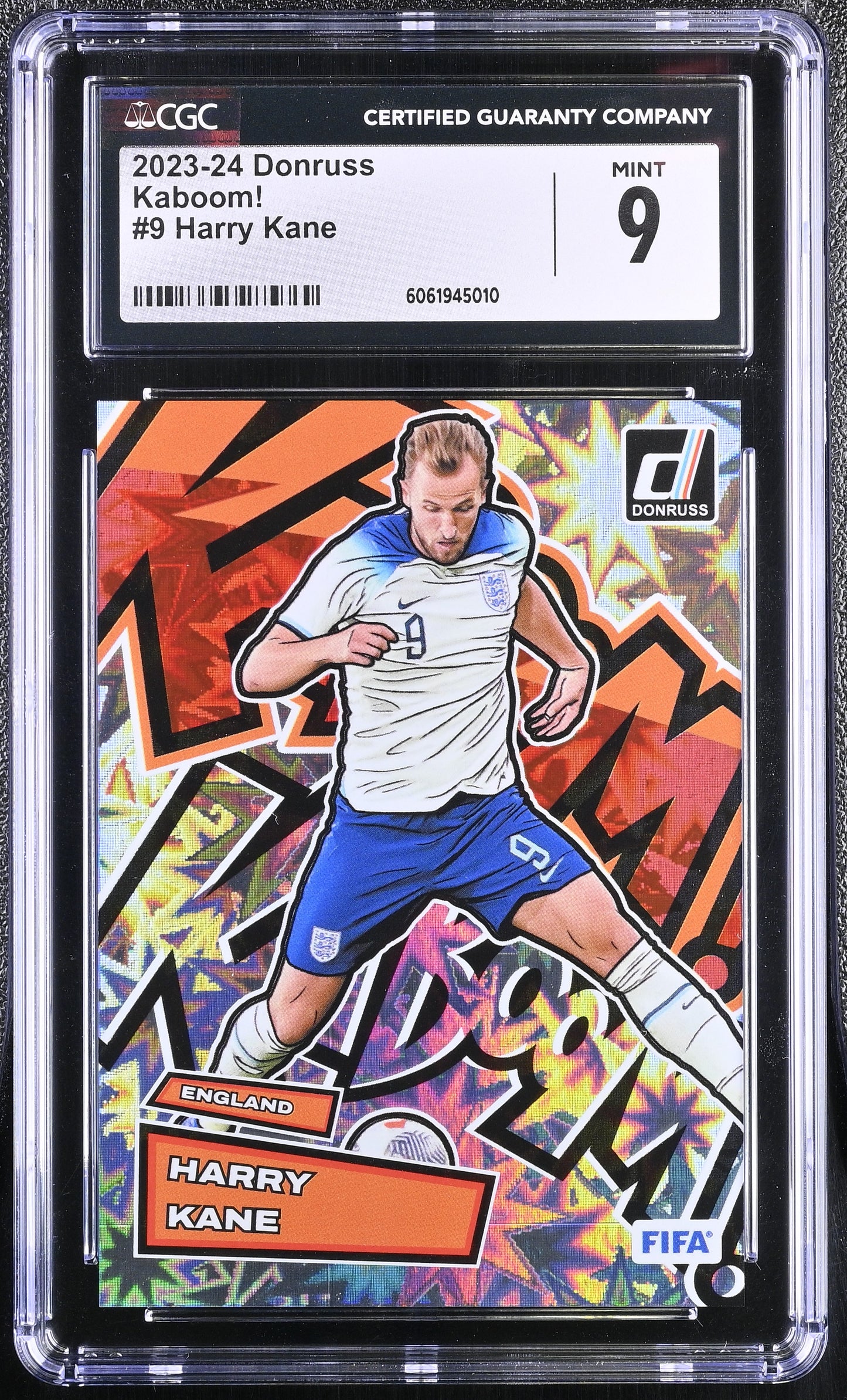 2023-24 Donruss Soccer #09 Harry Kane Kaboom!
