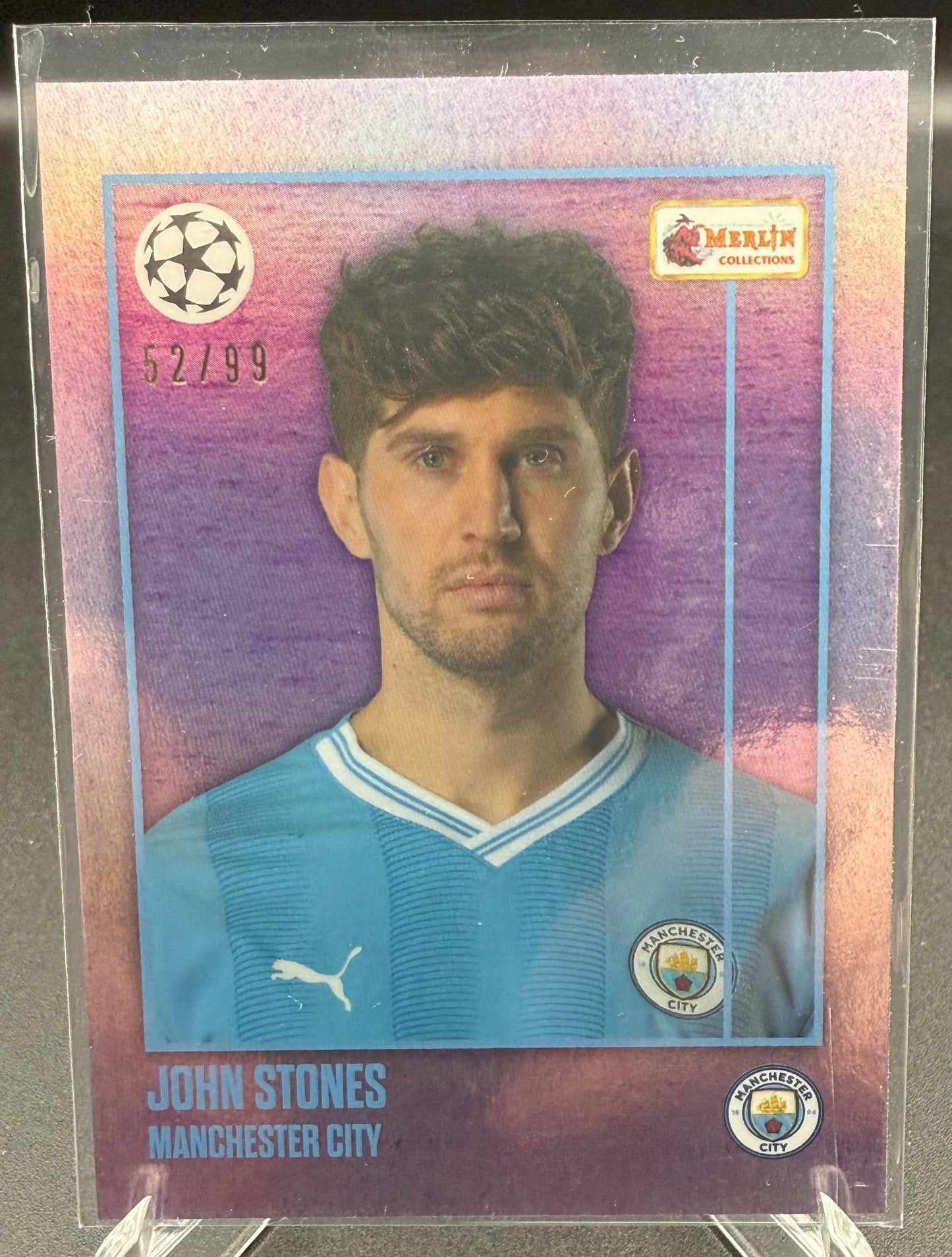 2023-24 Merlin Heritage John Stones 52/99 #015