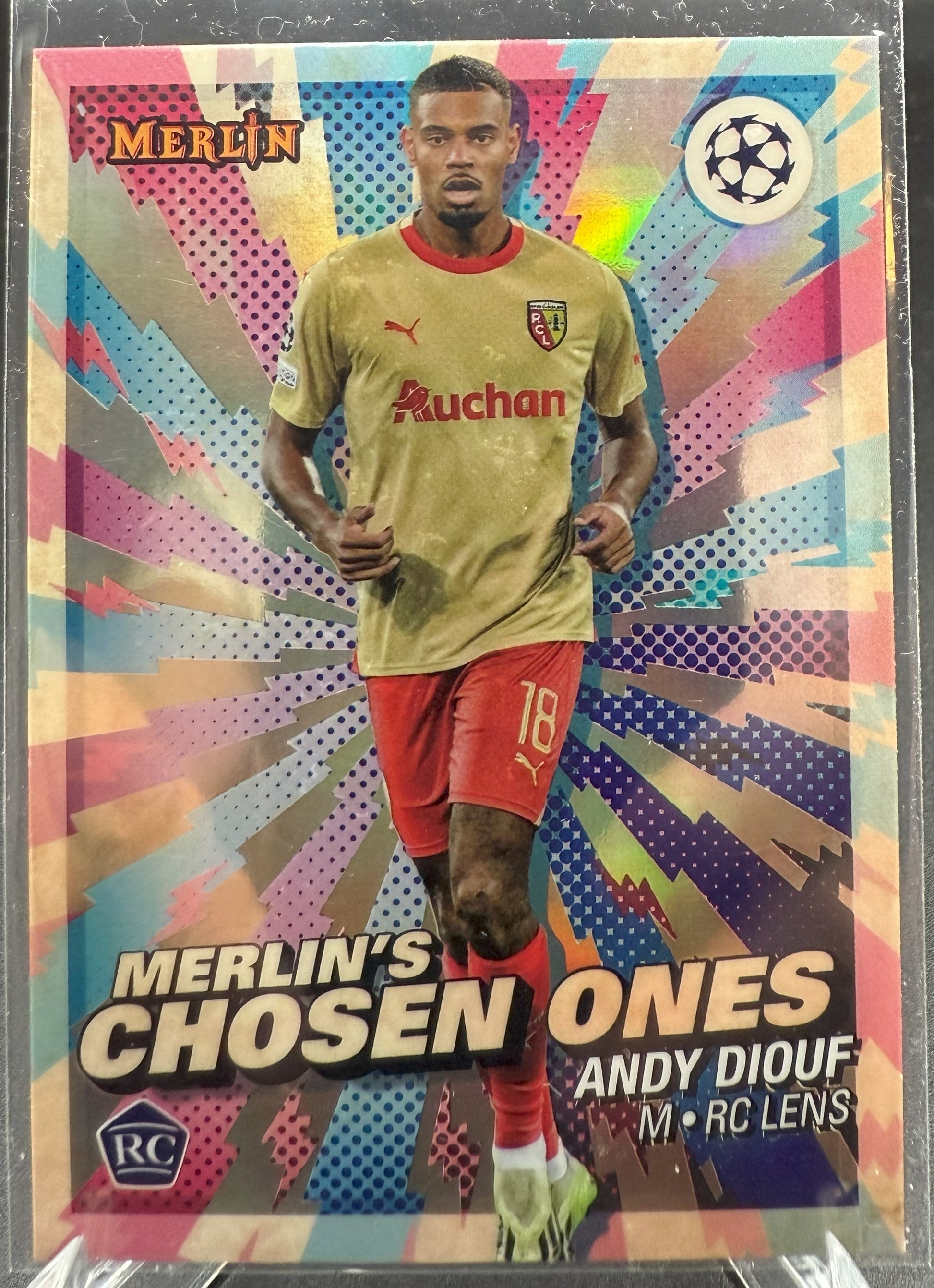 2023-24 Merlin UEFA Andy Diouf RC Chosen Ones #MC-12